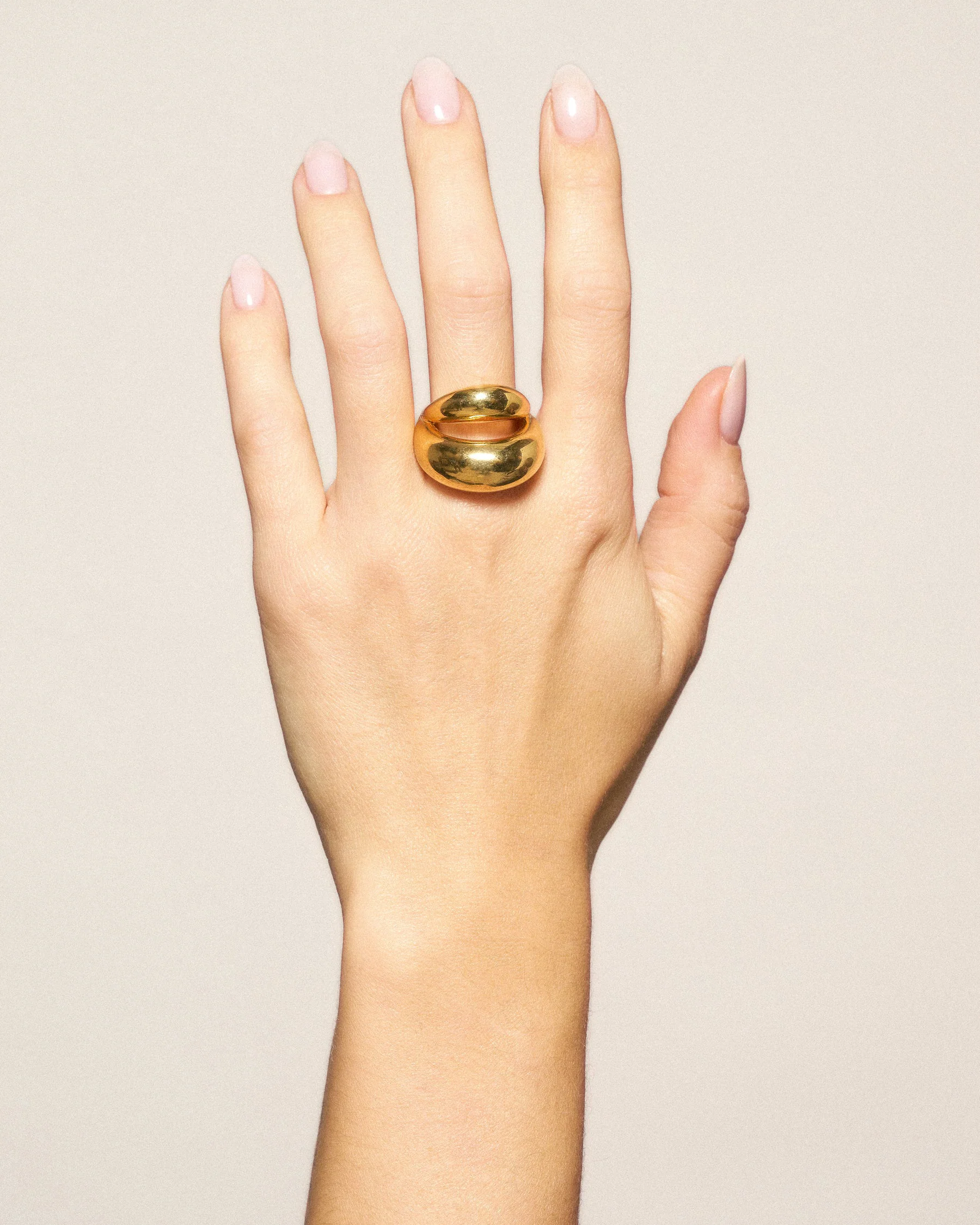 Anello Blow Up Dorato - Image 3