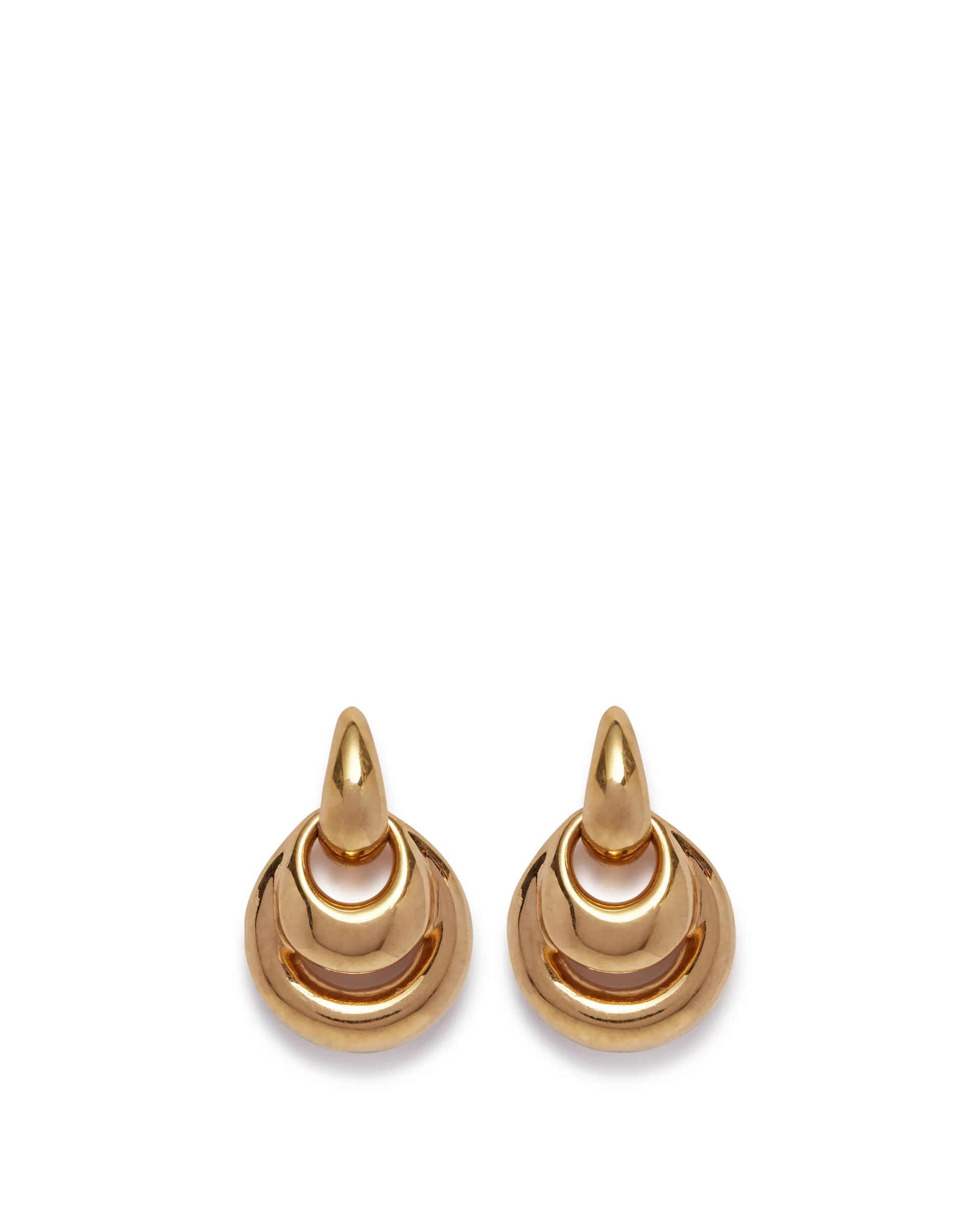 Orecchini A Goccia Blow Up Dorati