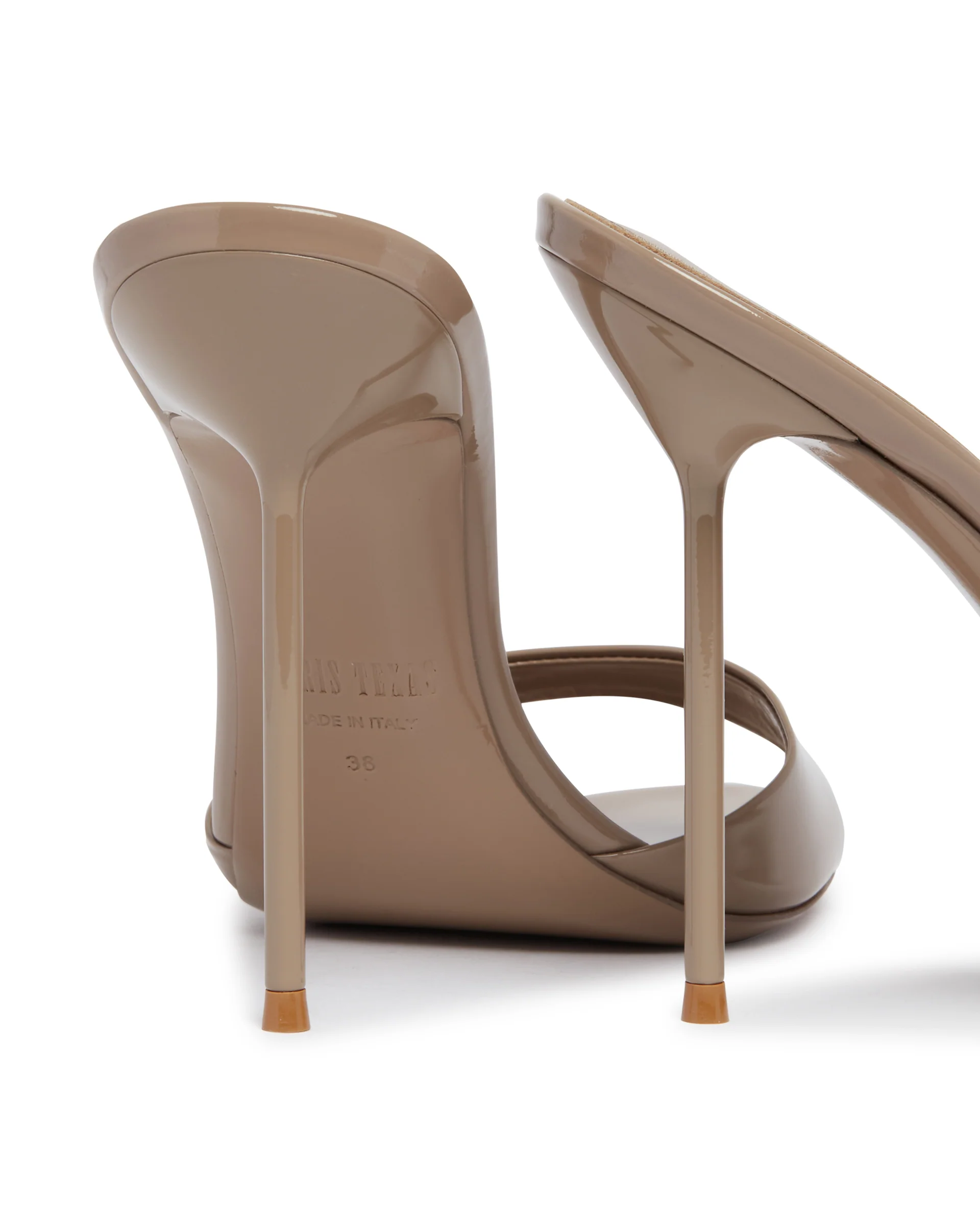 Mules Lidia In Pelle Beige - Image 6