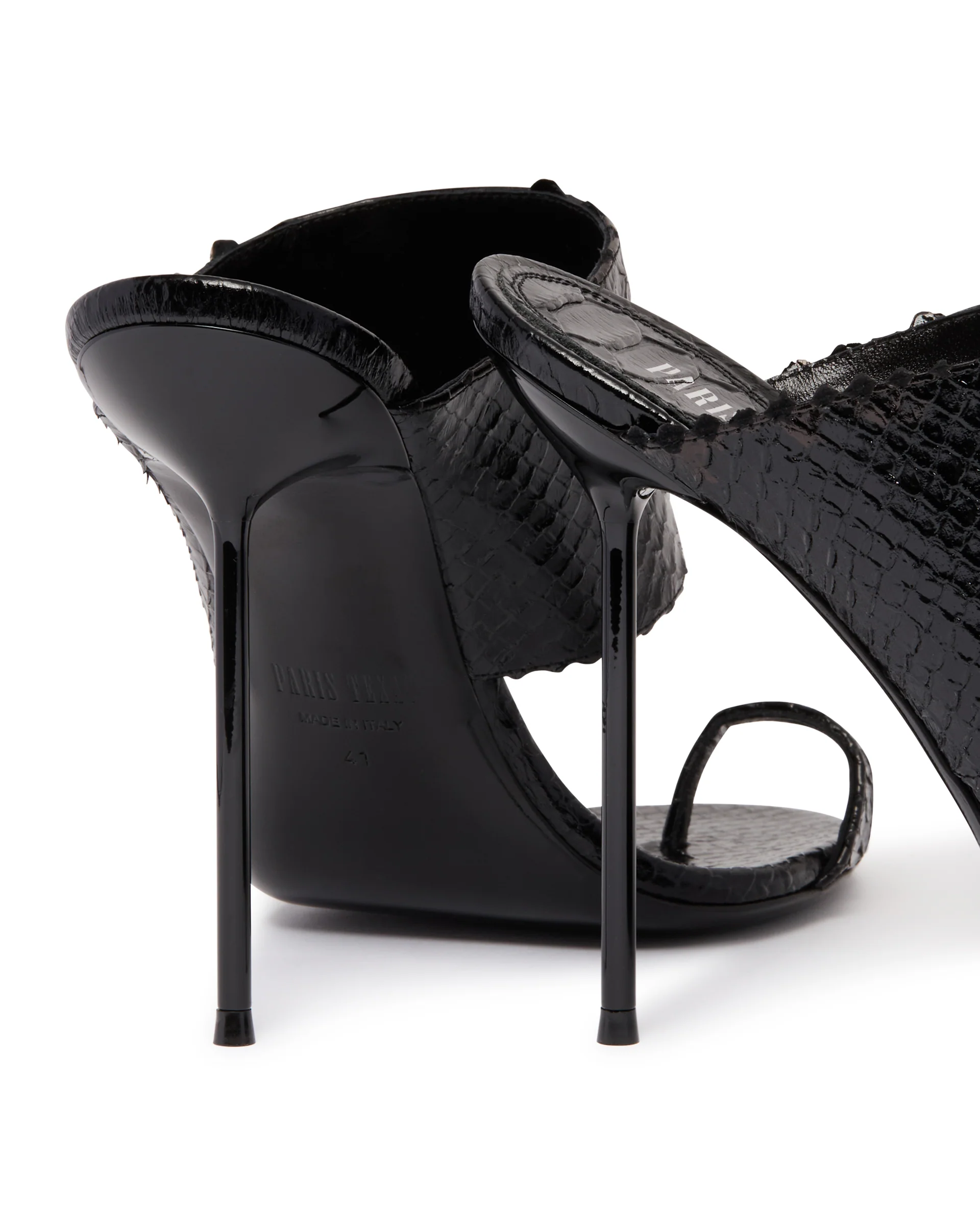 Mules Nere Lidia Thong - Image 6