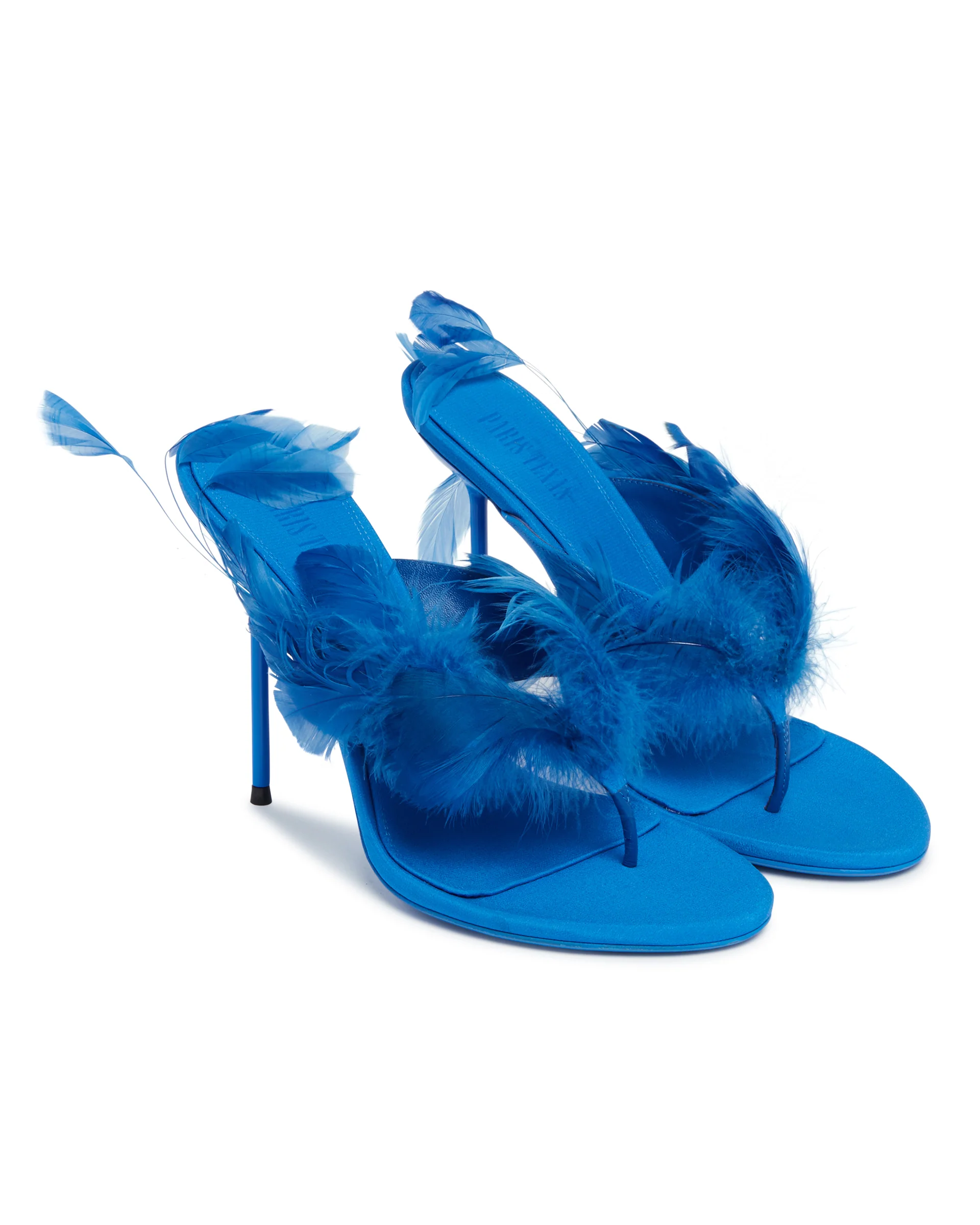 Mules Lidia Feather Blu - Image 3