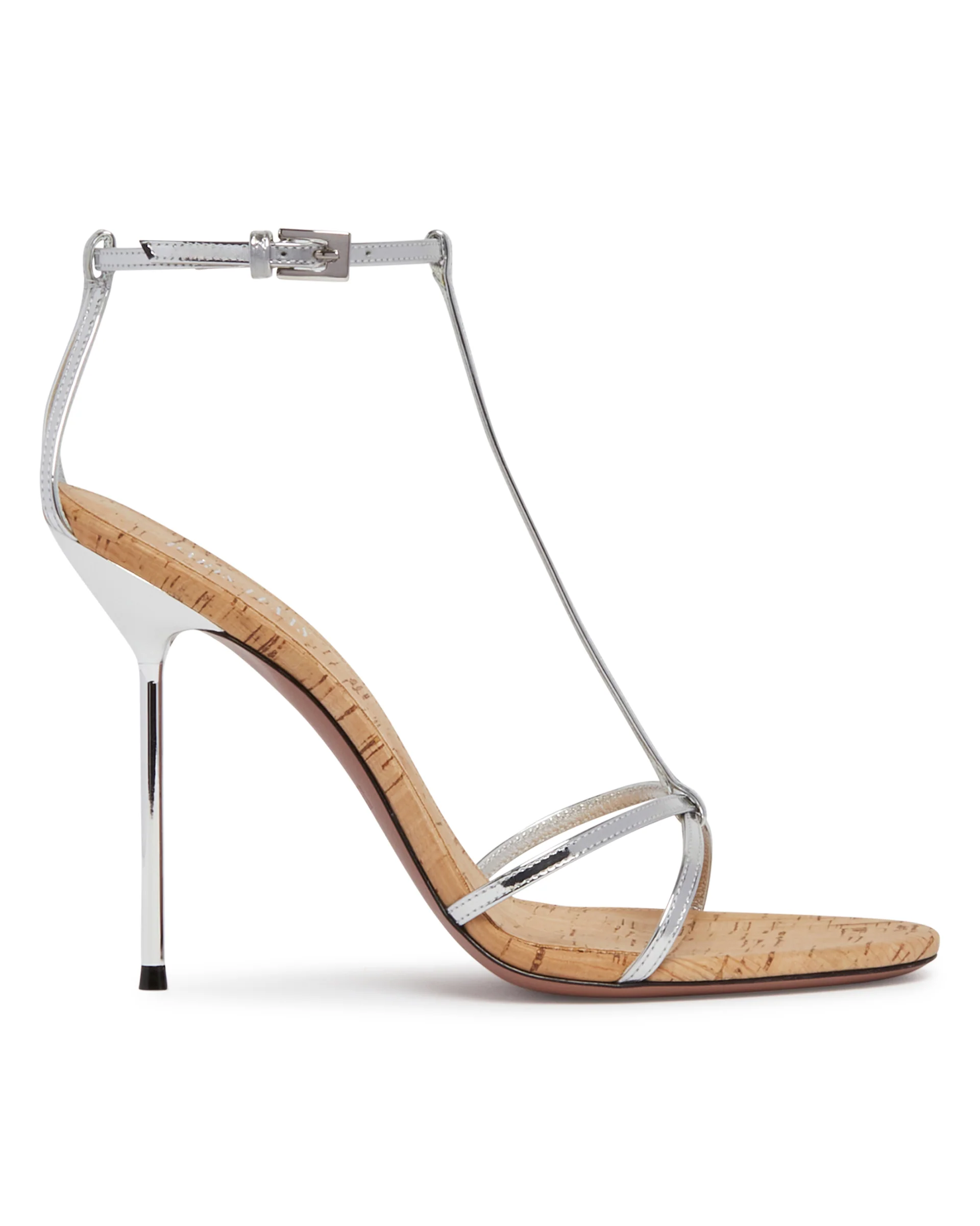Sandali T-Strap Argentati - Image 2