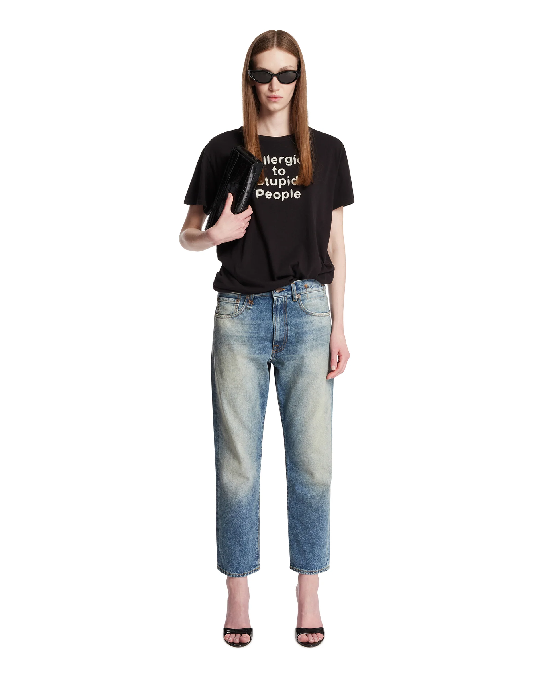 T-Shirt In Cotone Nera - Image 3