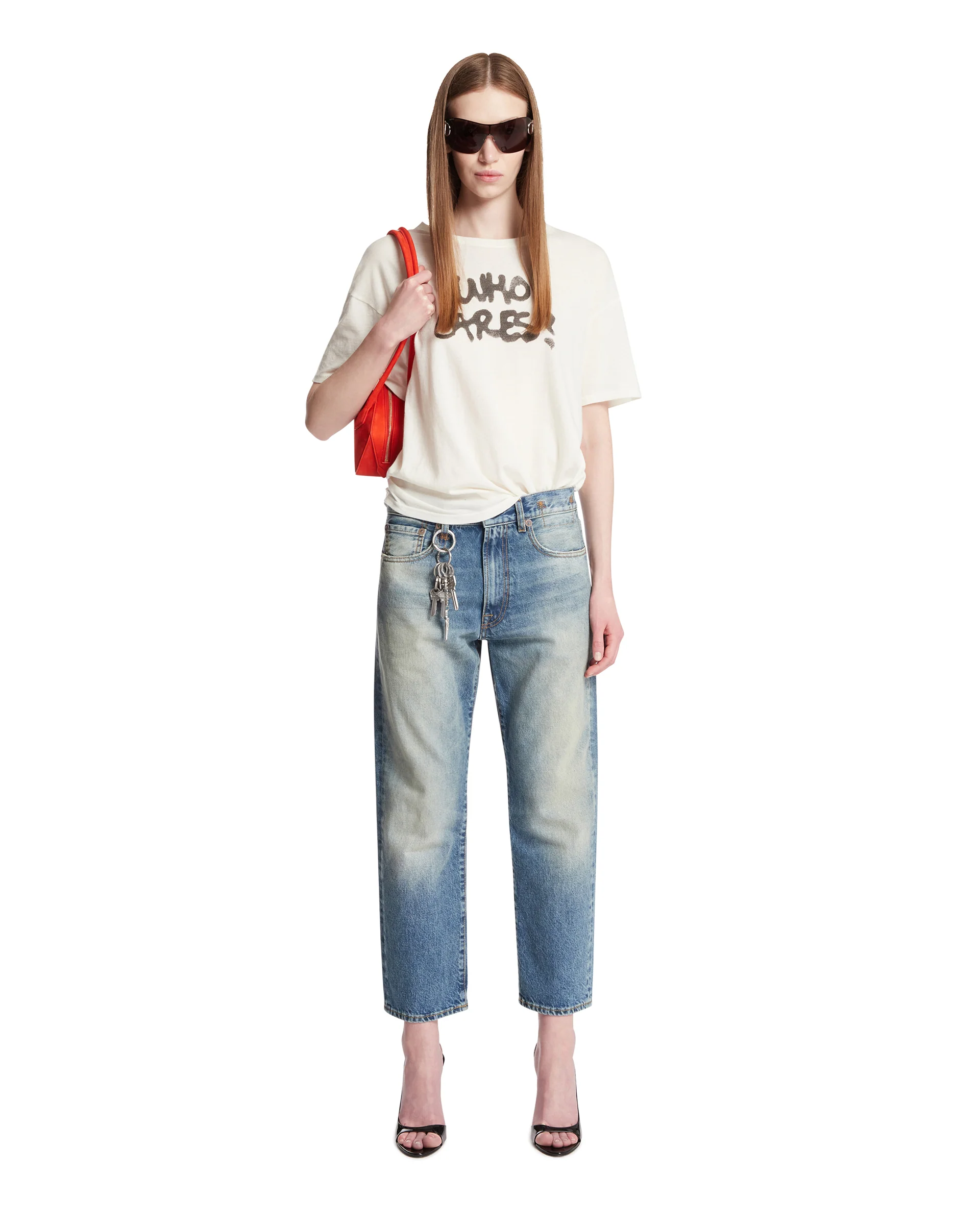 T-Shirt In Cotone Bianca - Image 3