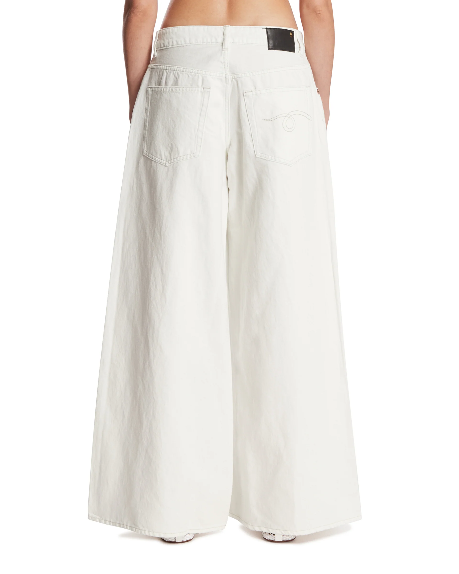 Jeans Nico Wrap Wide Leg Bianchi - Image 5