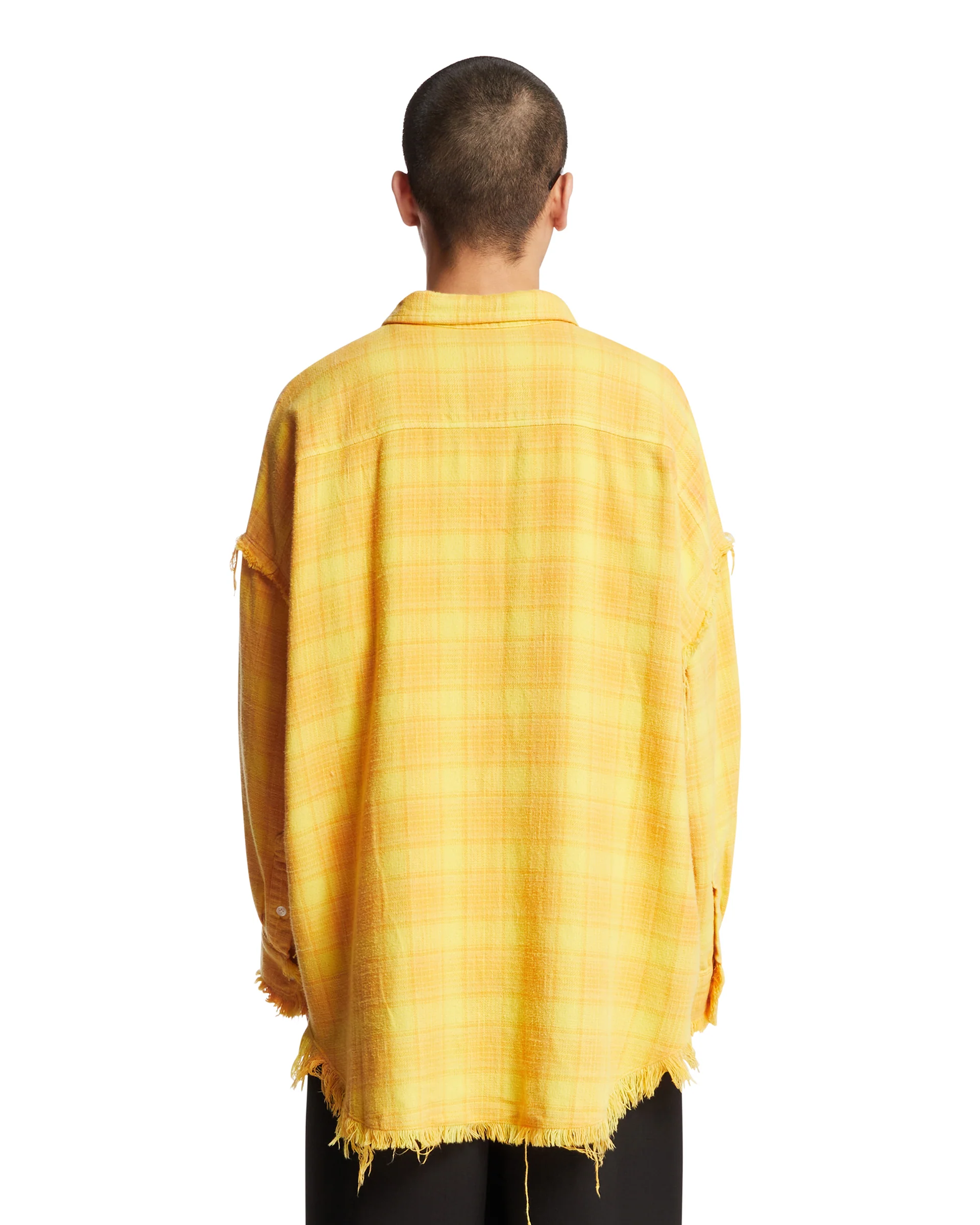 Camicia A Quadri Gialla - Image 5