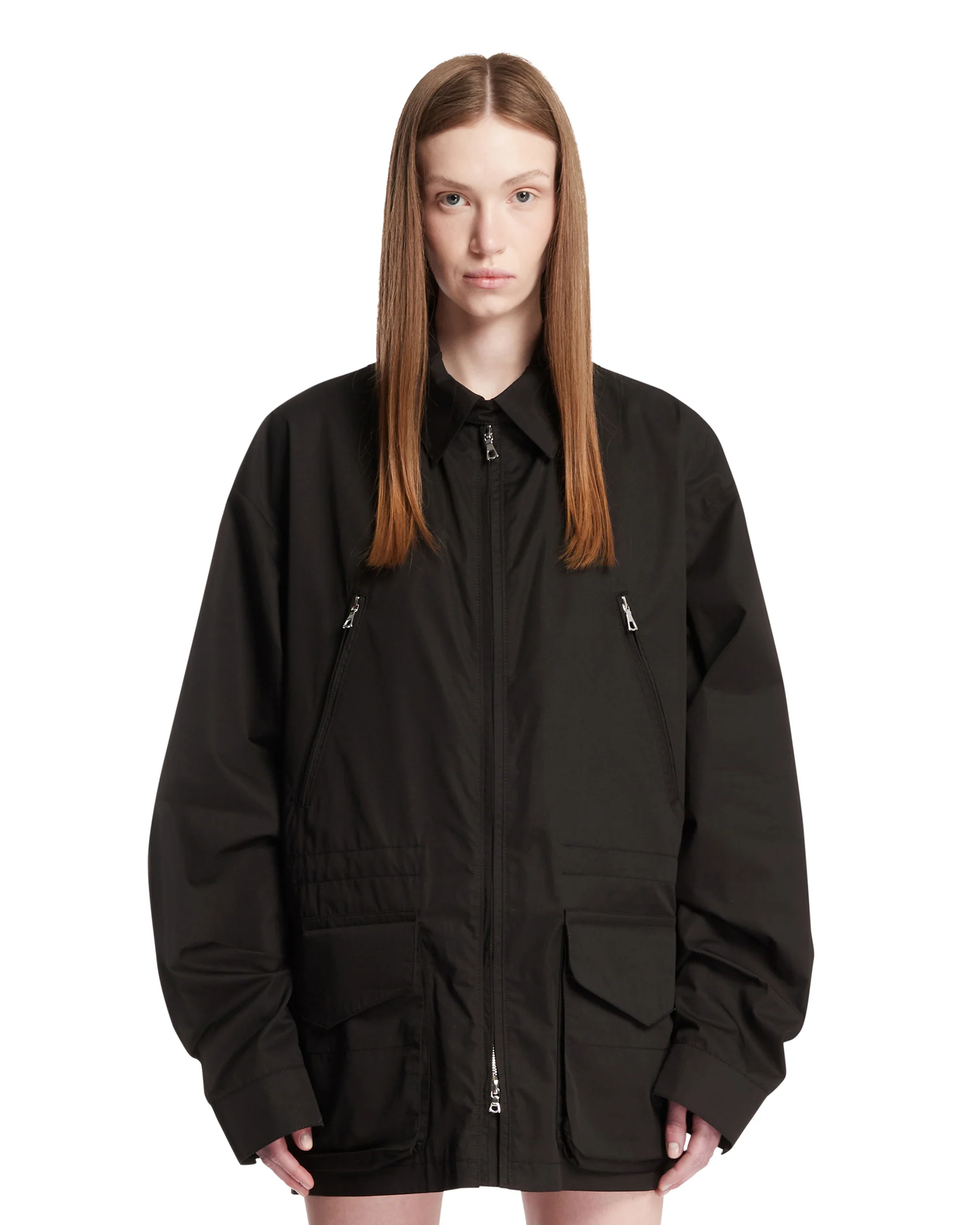 Field Jacket In Cotone Nera