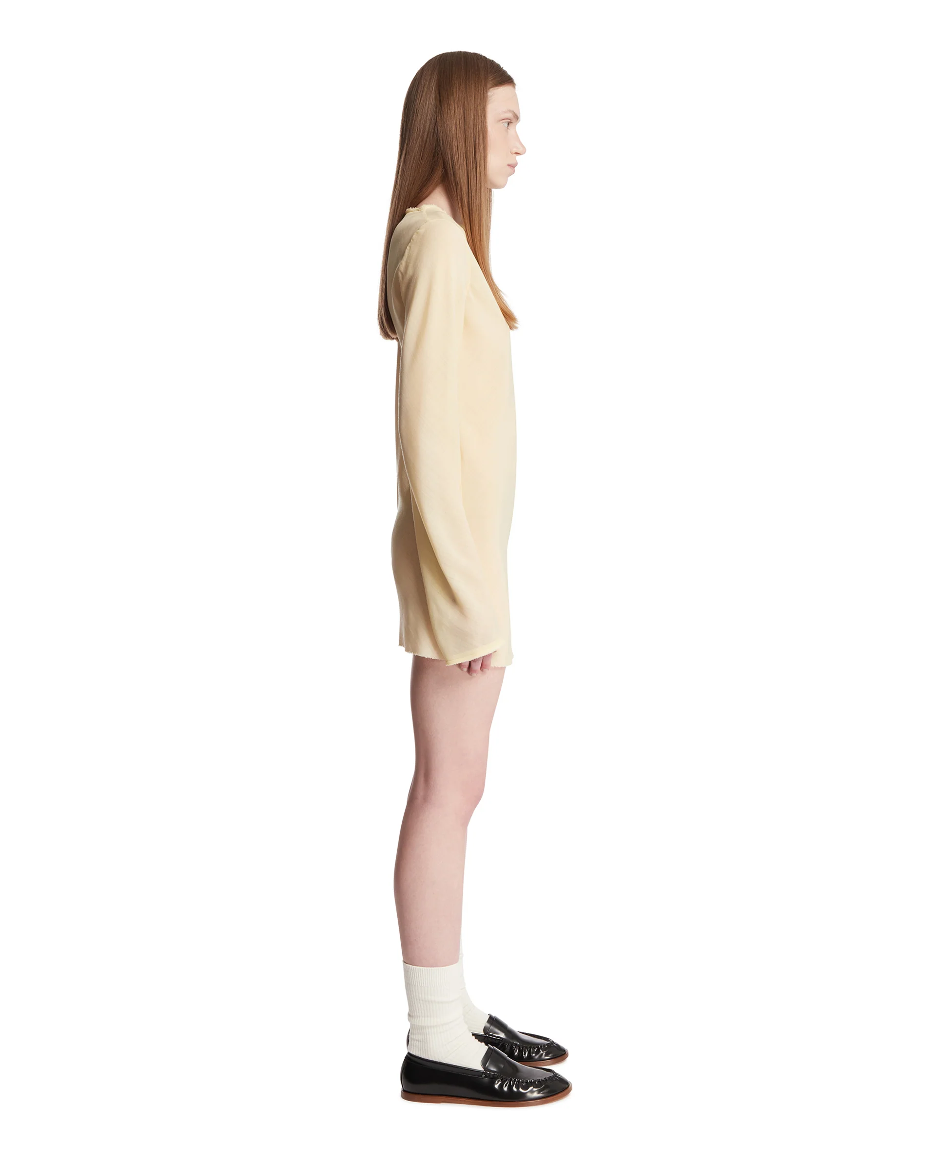 Abito In Lana Giallo - Image 4