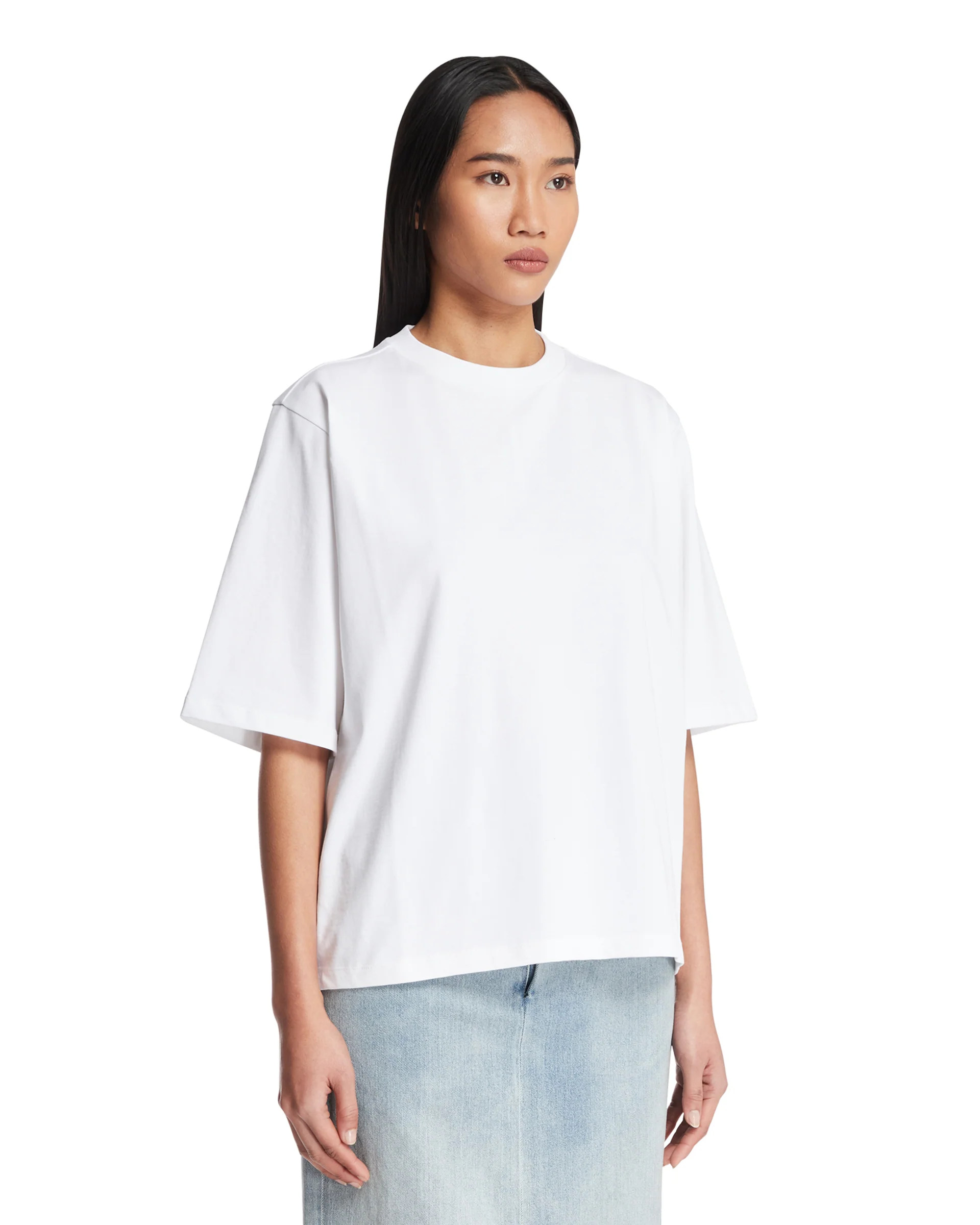 T-Shirt In Cotone Bianca - Image 2