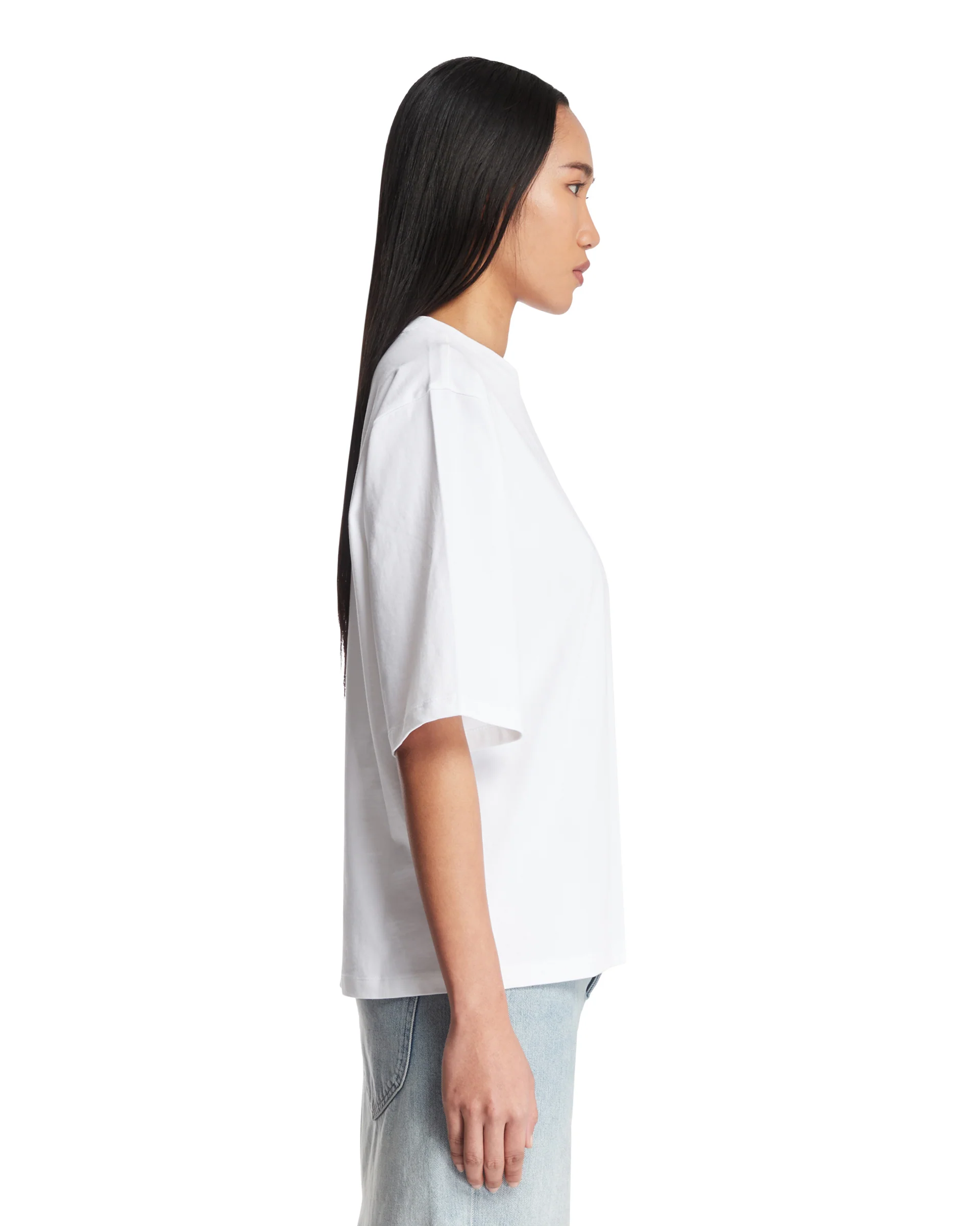 T-Shirt In Cotone Bianca - Image 4