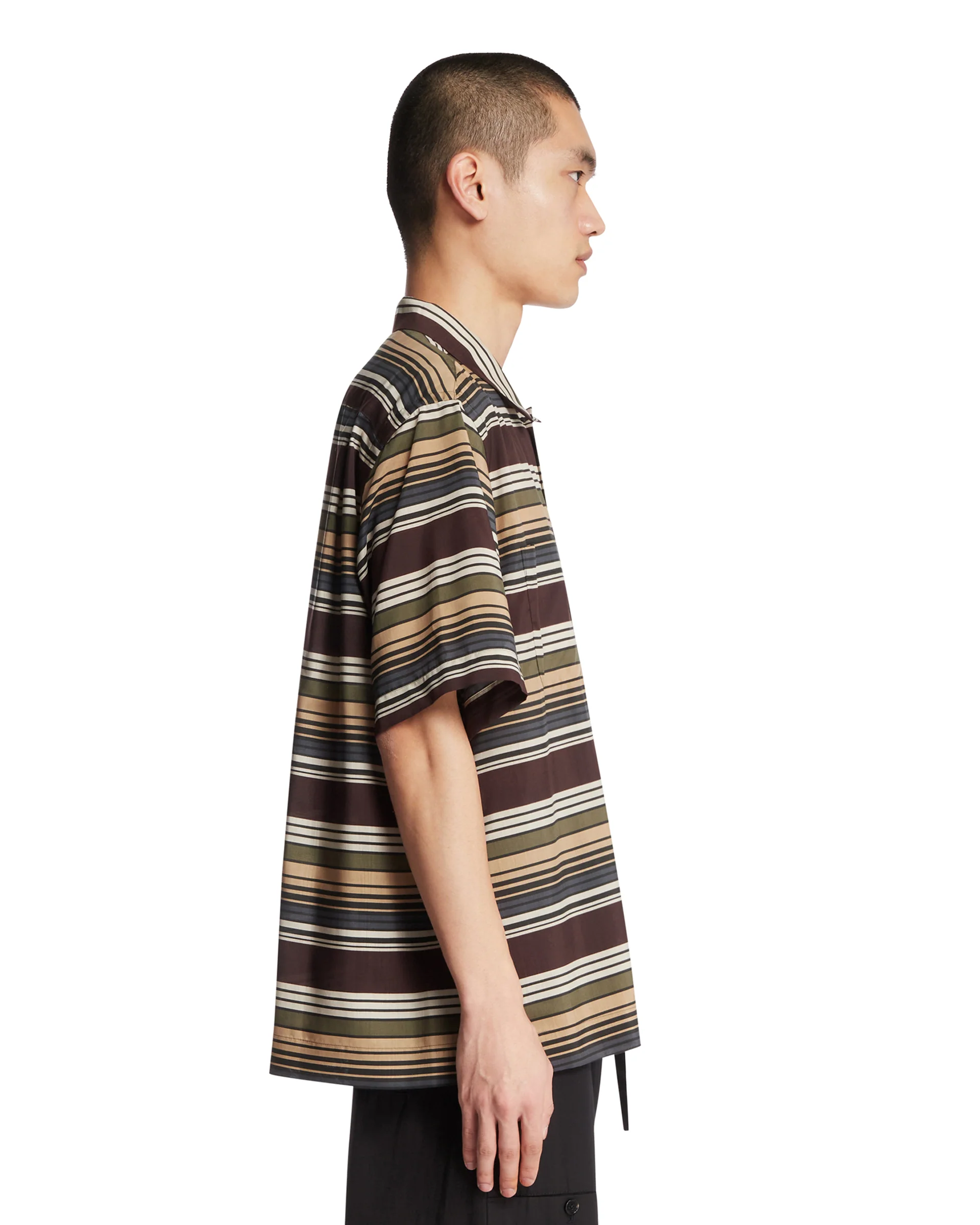 Camicia A Maniche Corte A Righe - Image 4