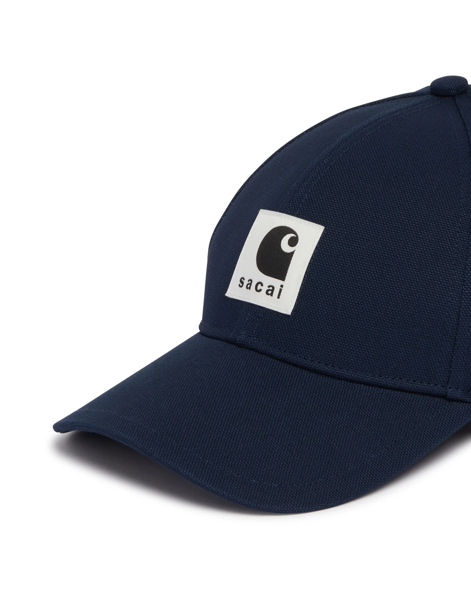 Sacai X Carhartt WIP Cappellino Con Logo Blu - Image 4