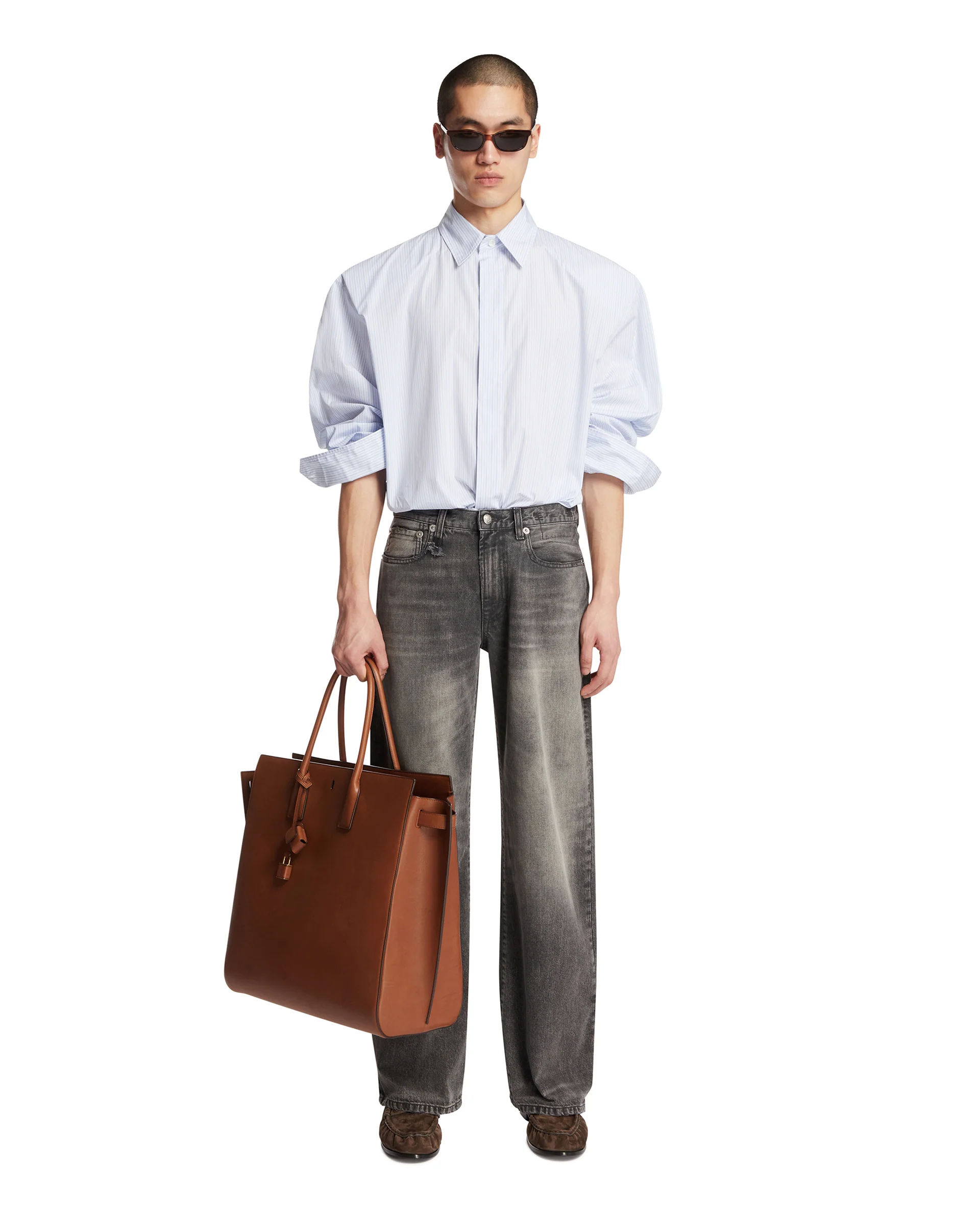 Camicia Con Spalle Larghe Bianca - Image 3