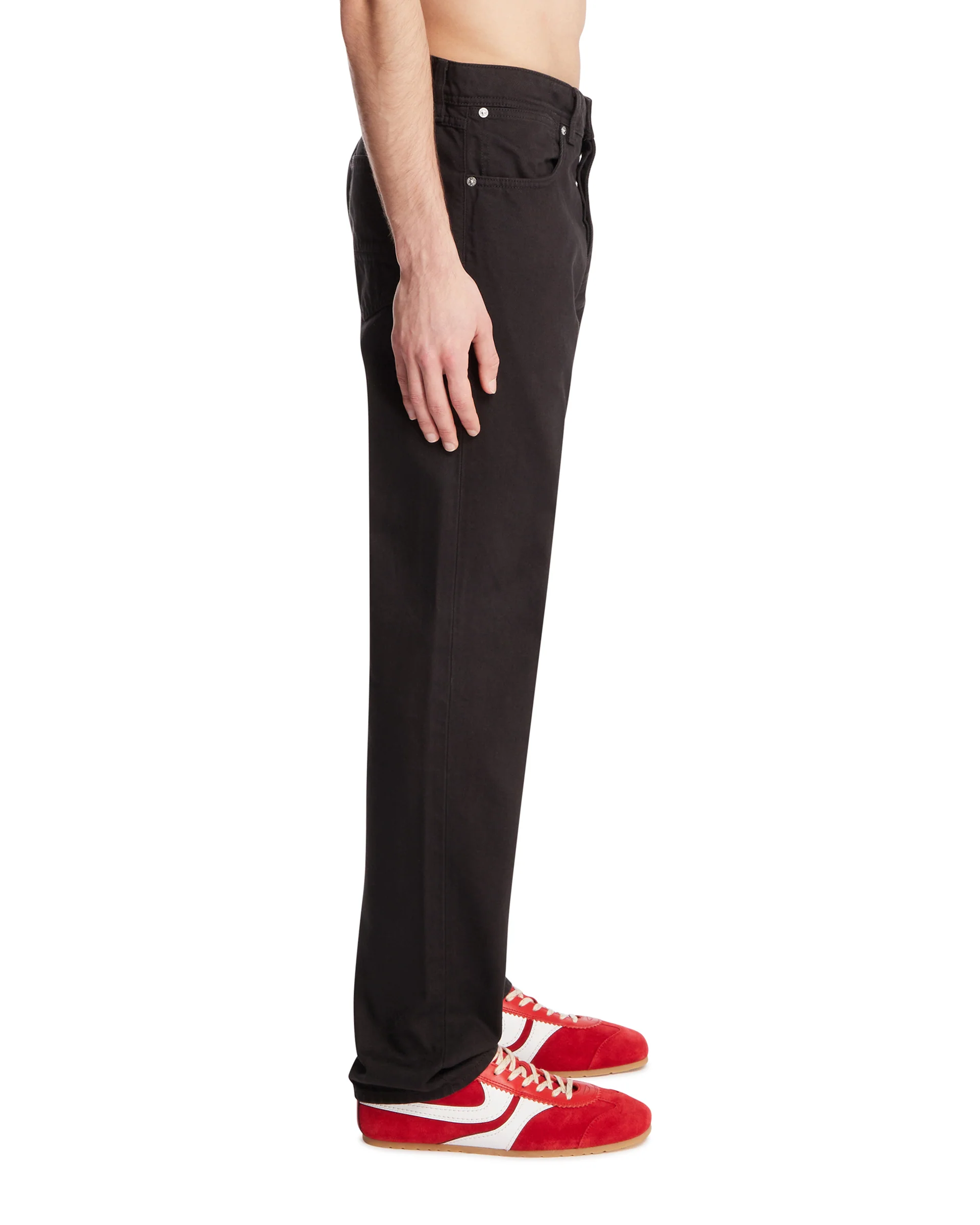 Jeans A Cinque Tasche Neri - Image 4