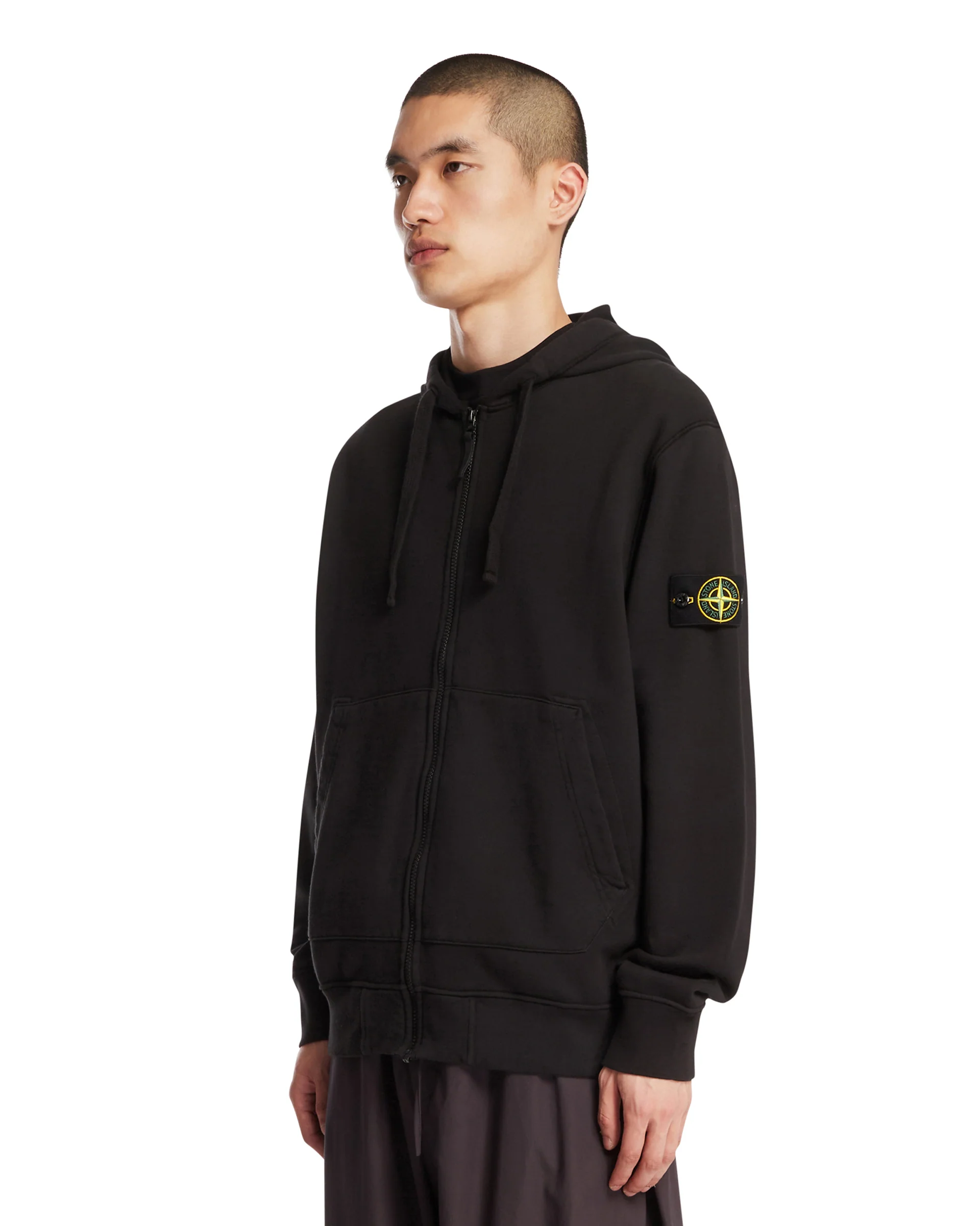 Felpa Con Zip Nera - Image 2