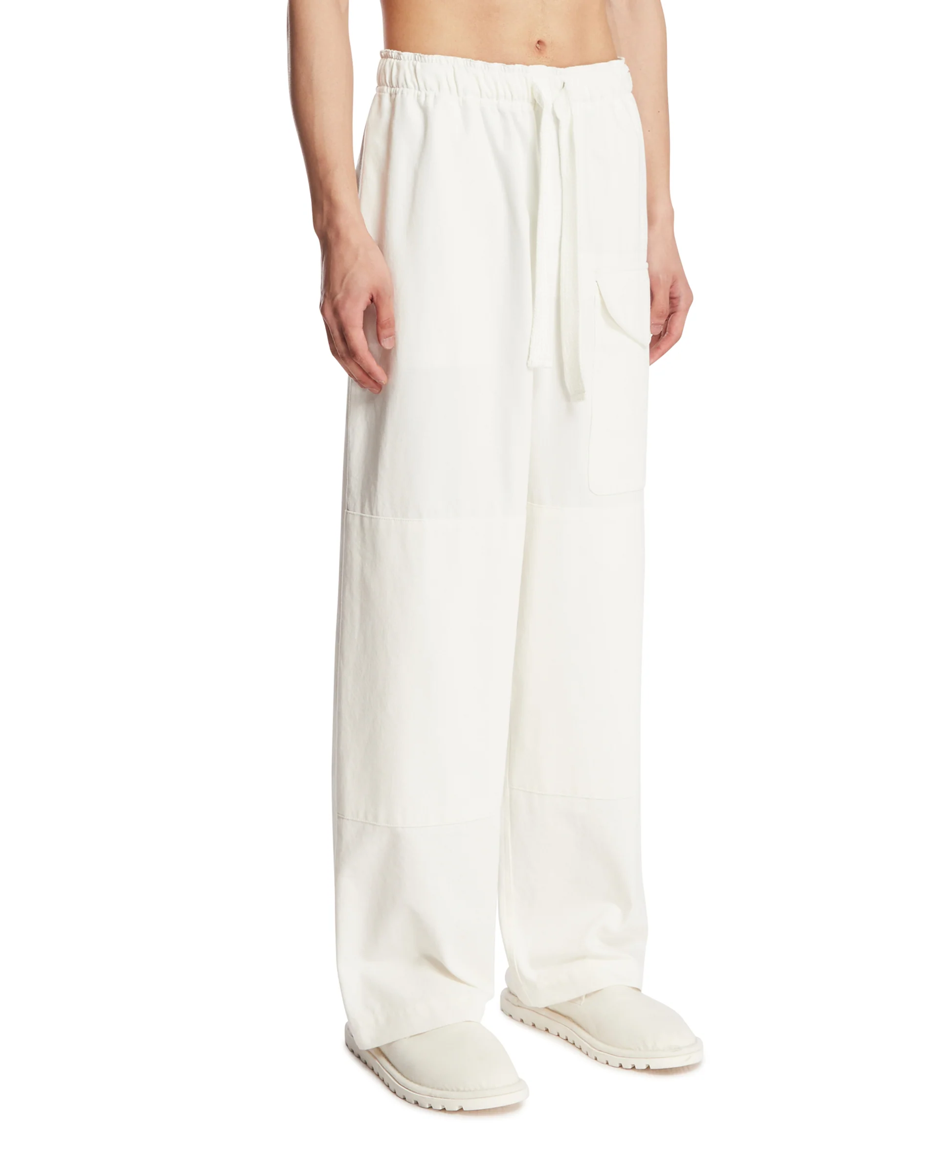 Pantaloni In Cotone Bianchi - Image 2