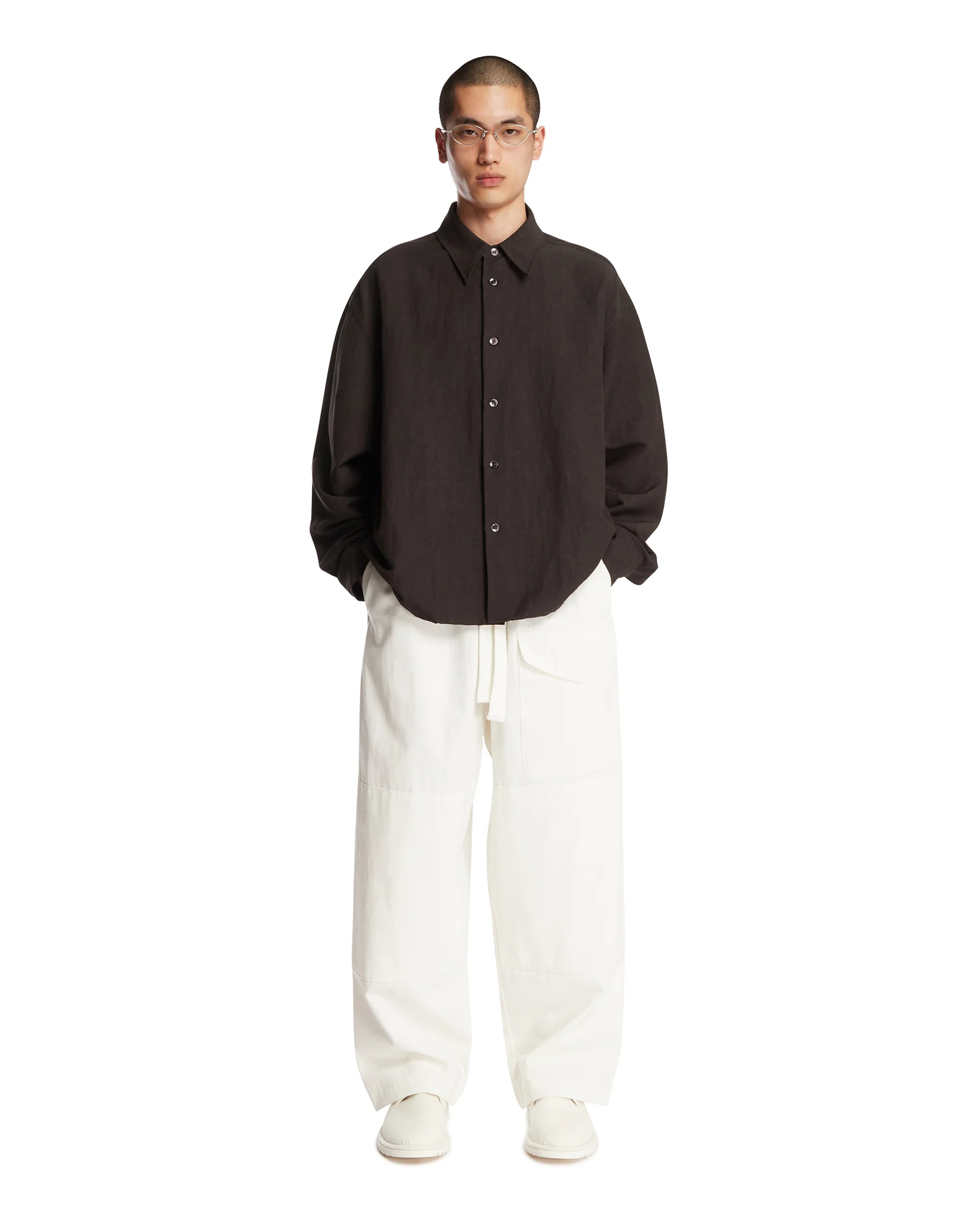 Pantaloni In Cotone Bianchi - Image 3