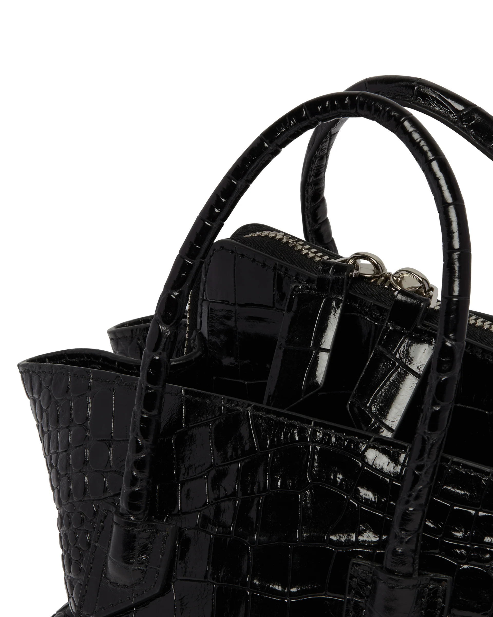 Borsa La Passeggiata Mini In Pelle Nera - Image 4