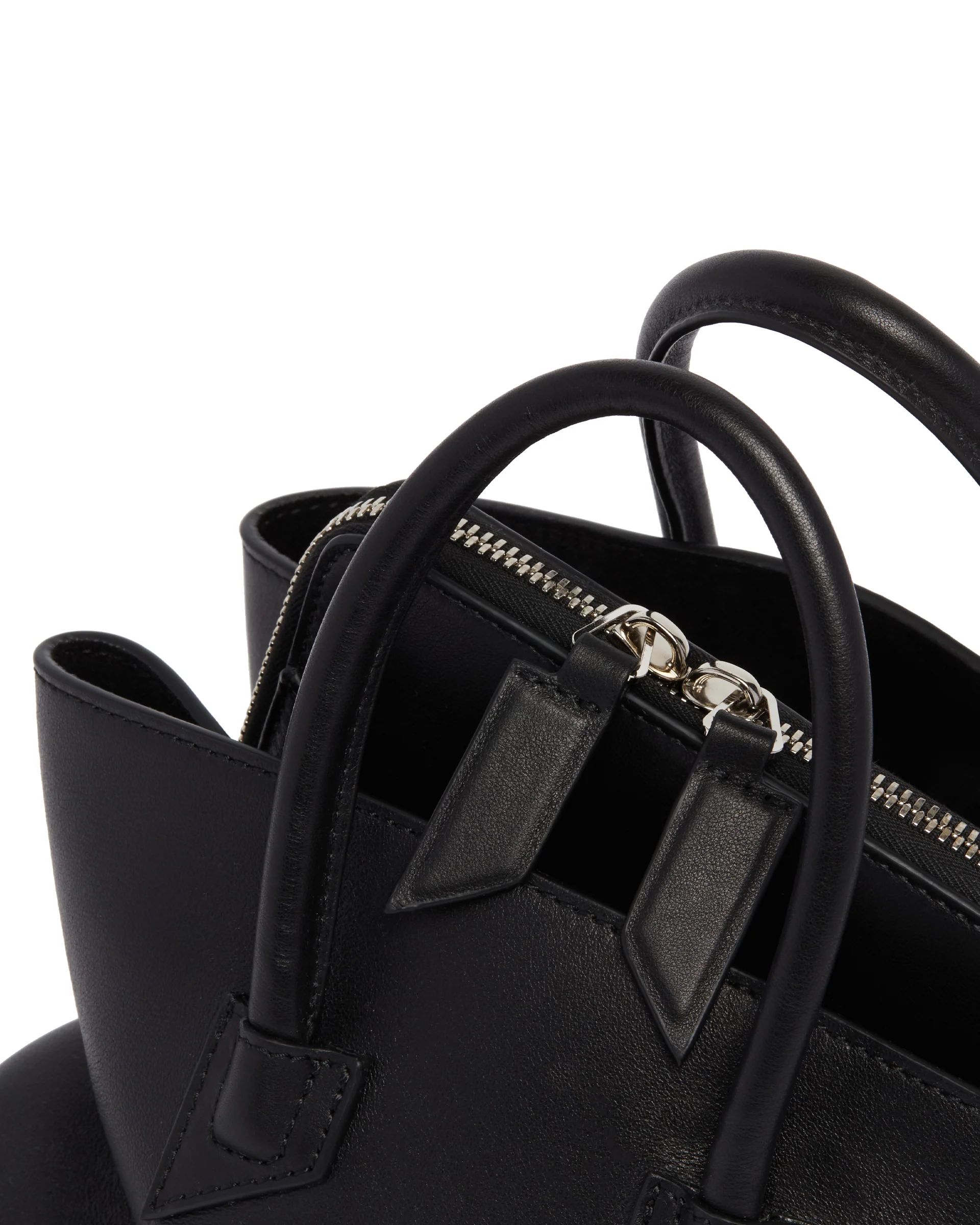 Borsa La Passeggiata Mini In Pelle Nera - Image 4