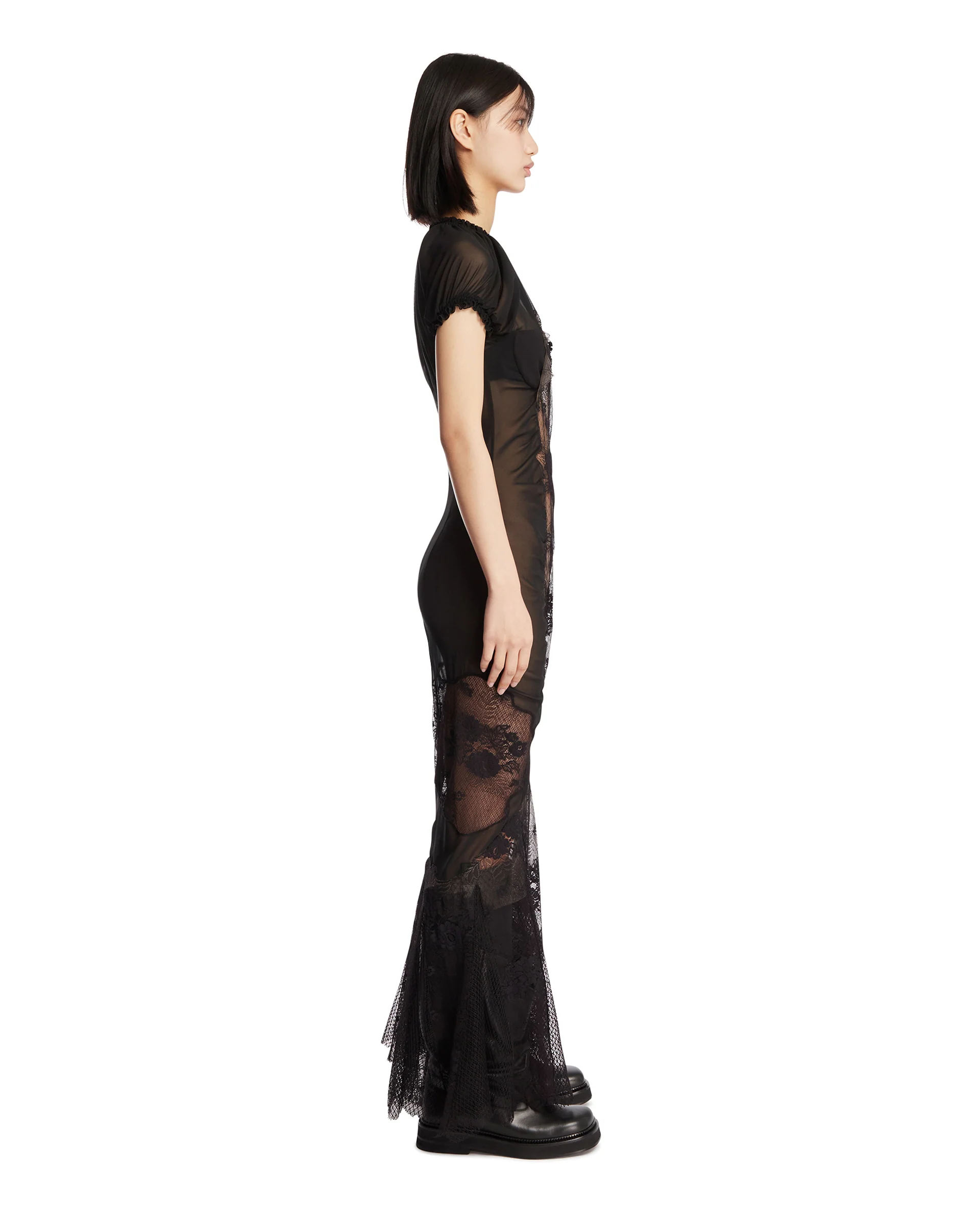 Abito In Pizzo Nero - Image 4