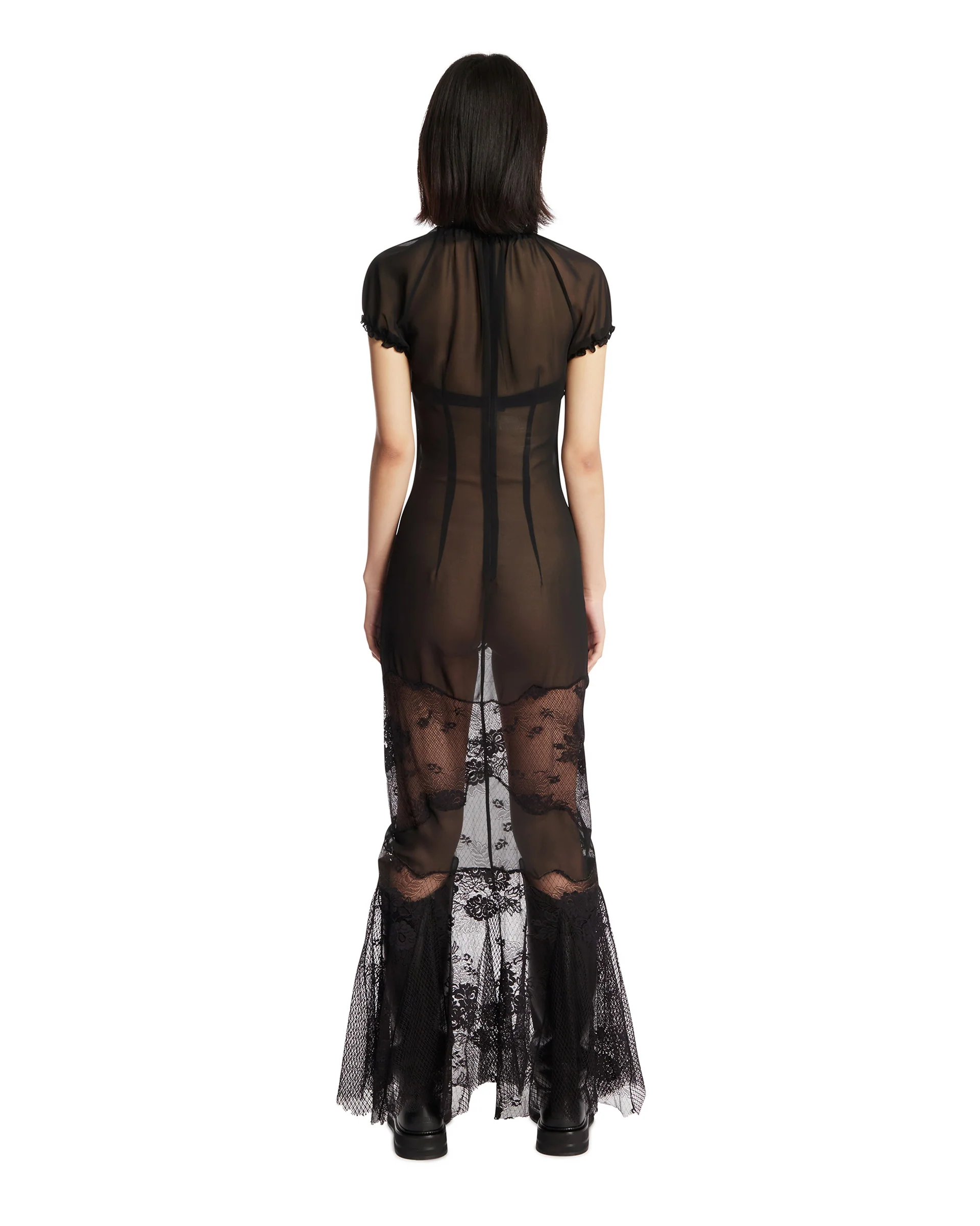 Abito In Pizzo Nero - Image 5
