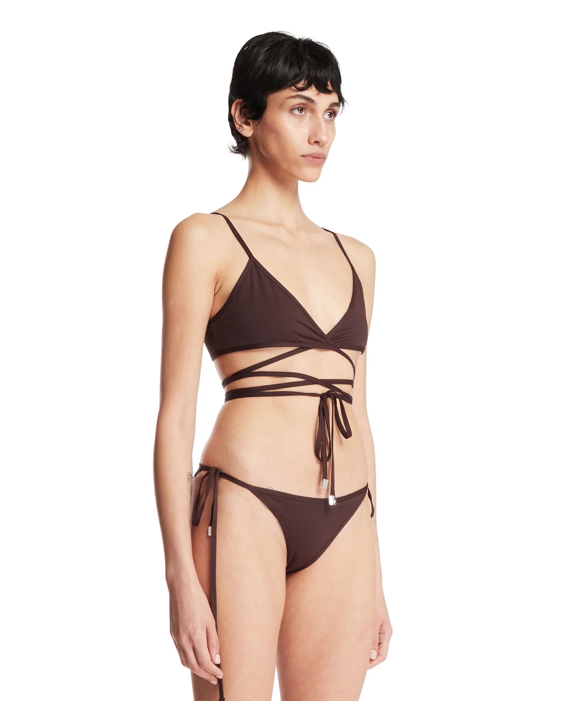 Bikini Wrap Around Marrone - Image 2