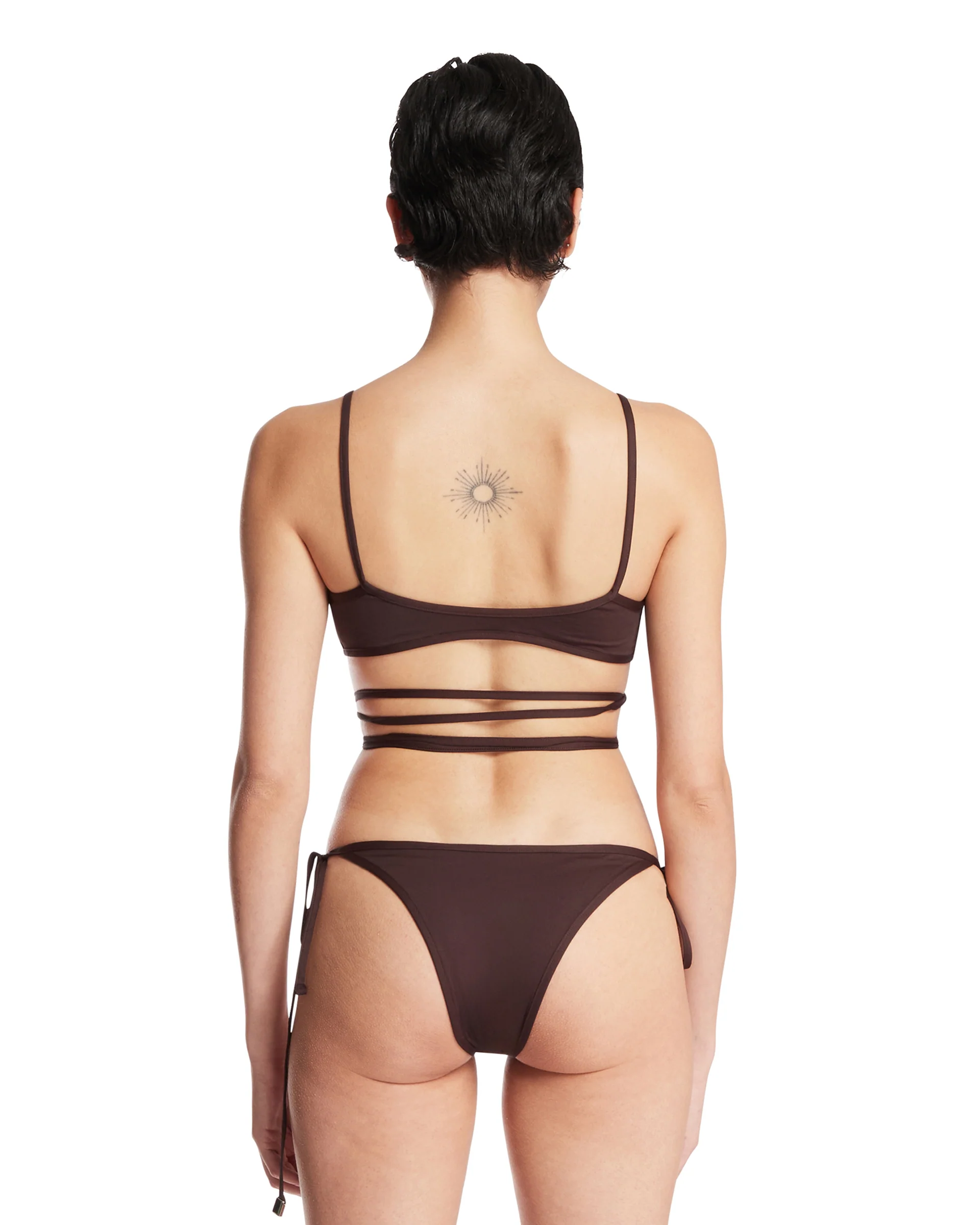 Bikini Wrap Around Marrone - Image 5
