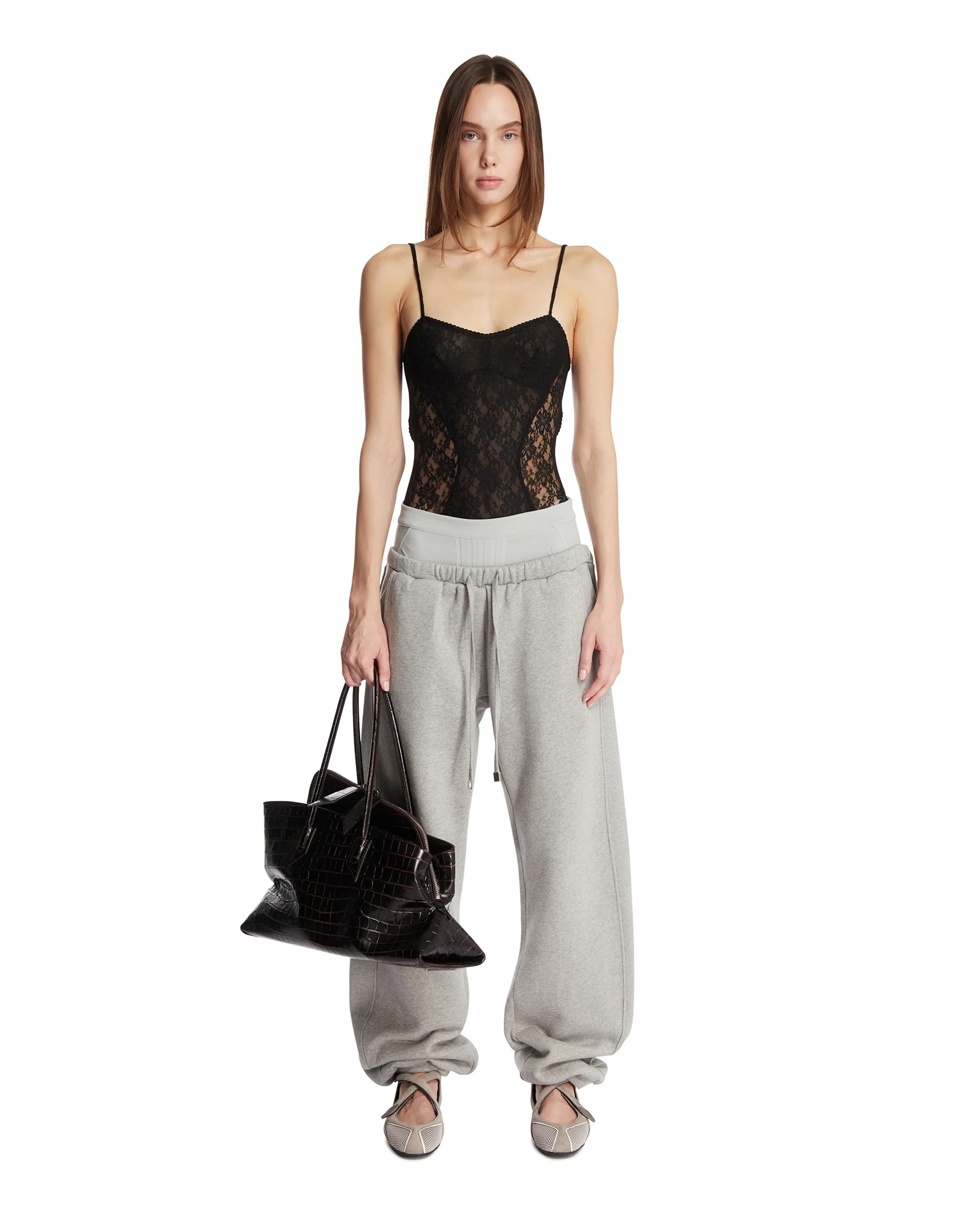 Pantaloni In Cotone Grigi - Image 3
