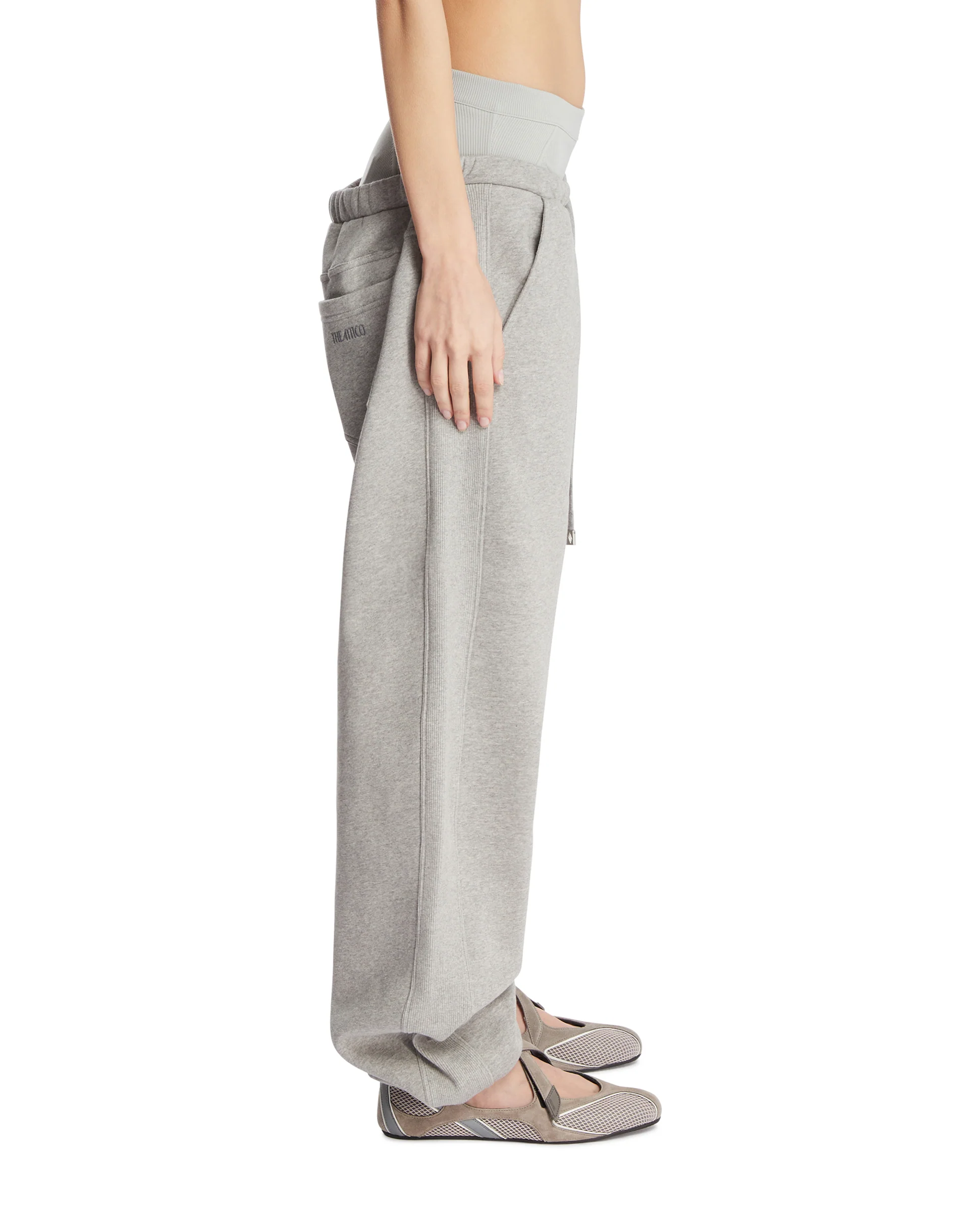 Pantaloni In Cotone Grigi - Image 4
