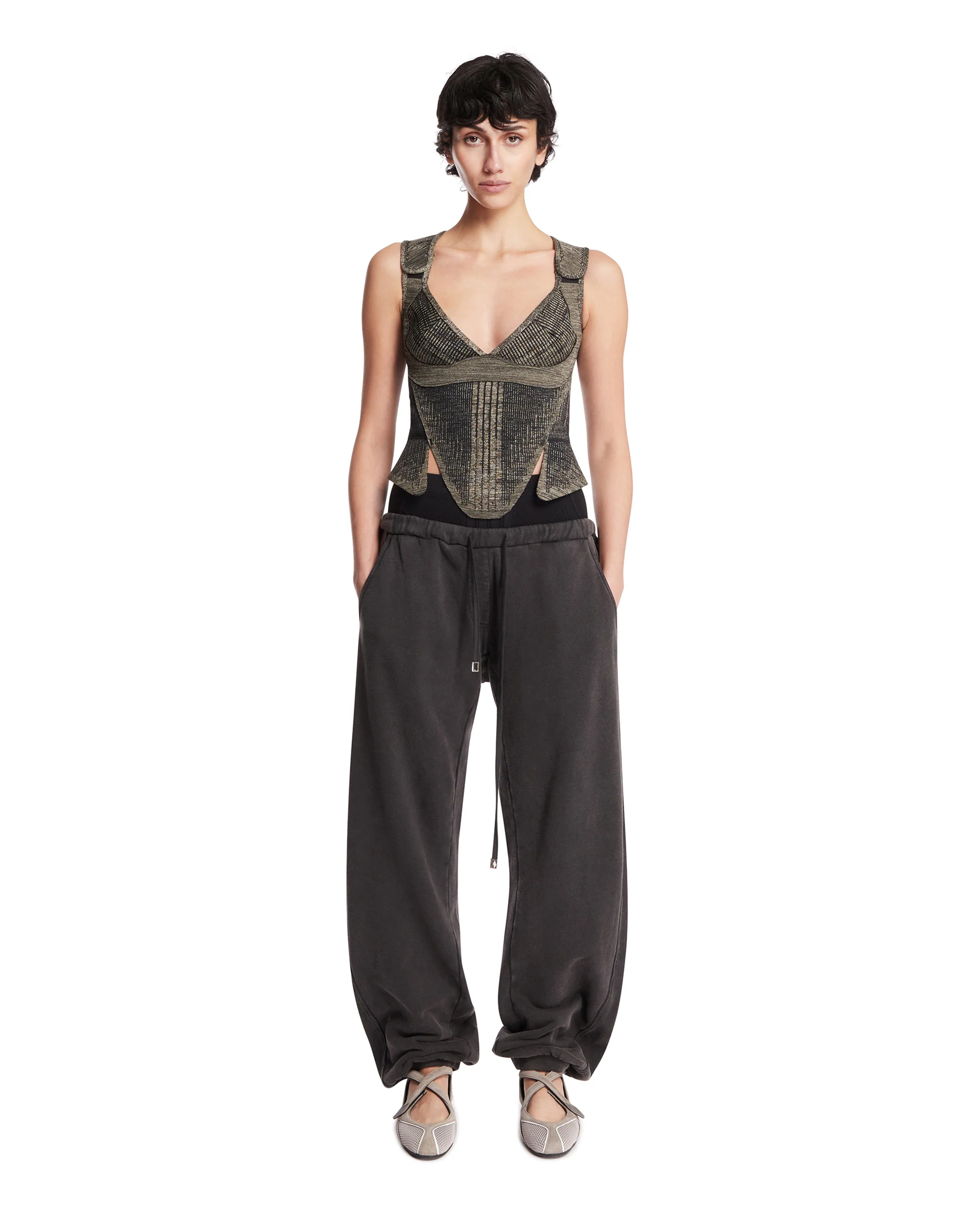 Pantaloni In Cotone Grigi - Image 3