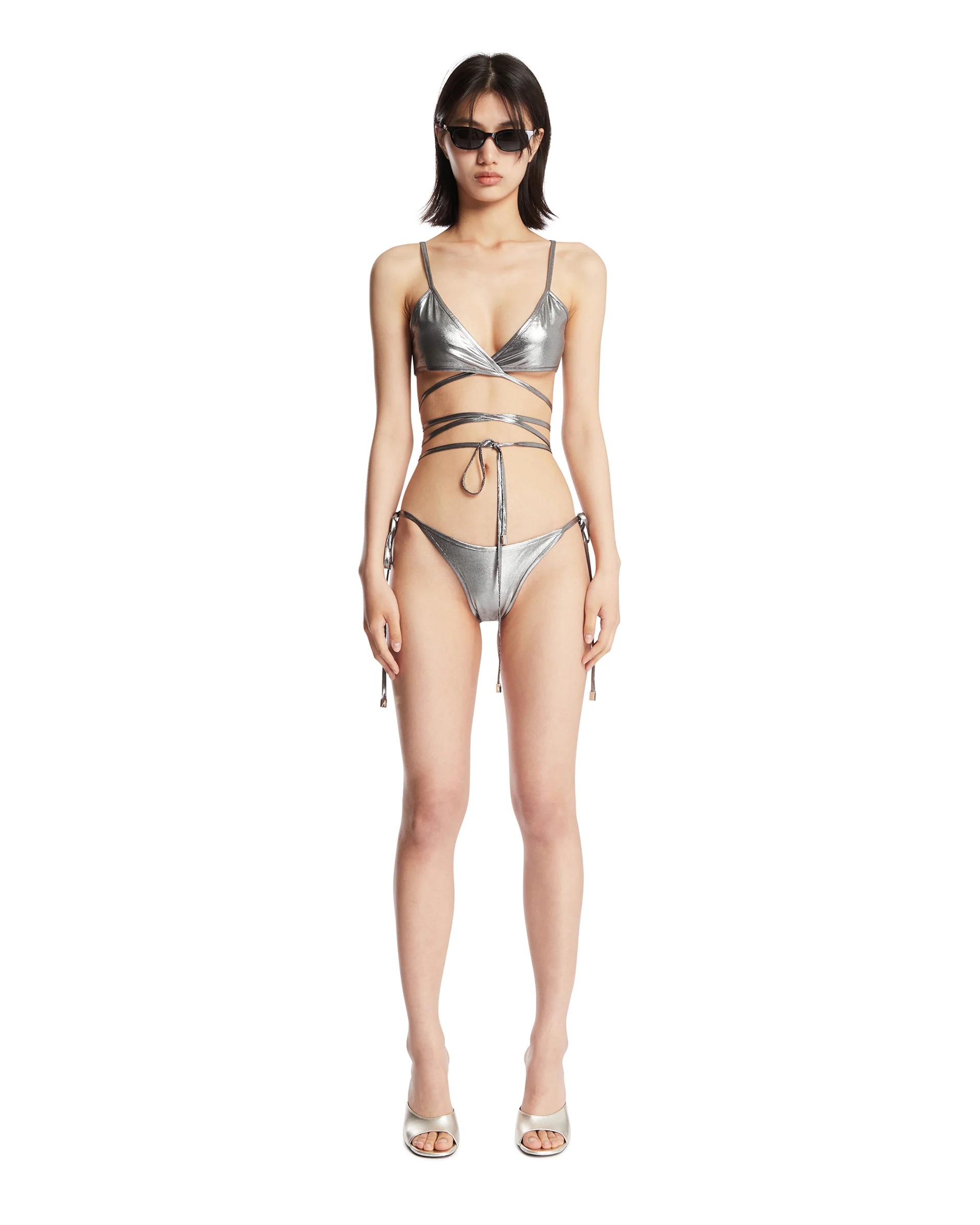 Bikini Wrap Around Argentato - Image 3