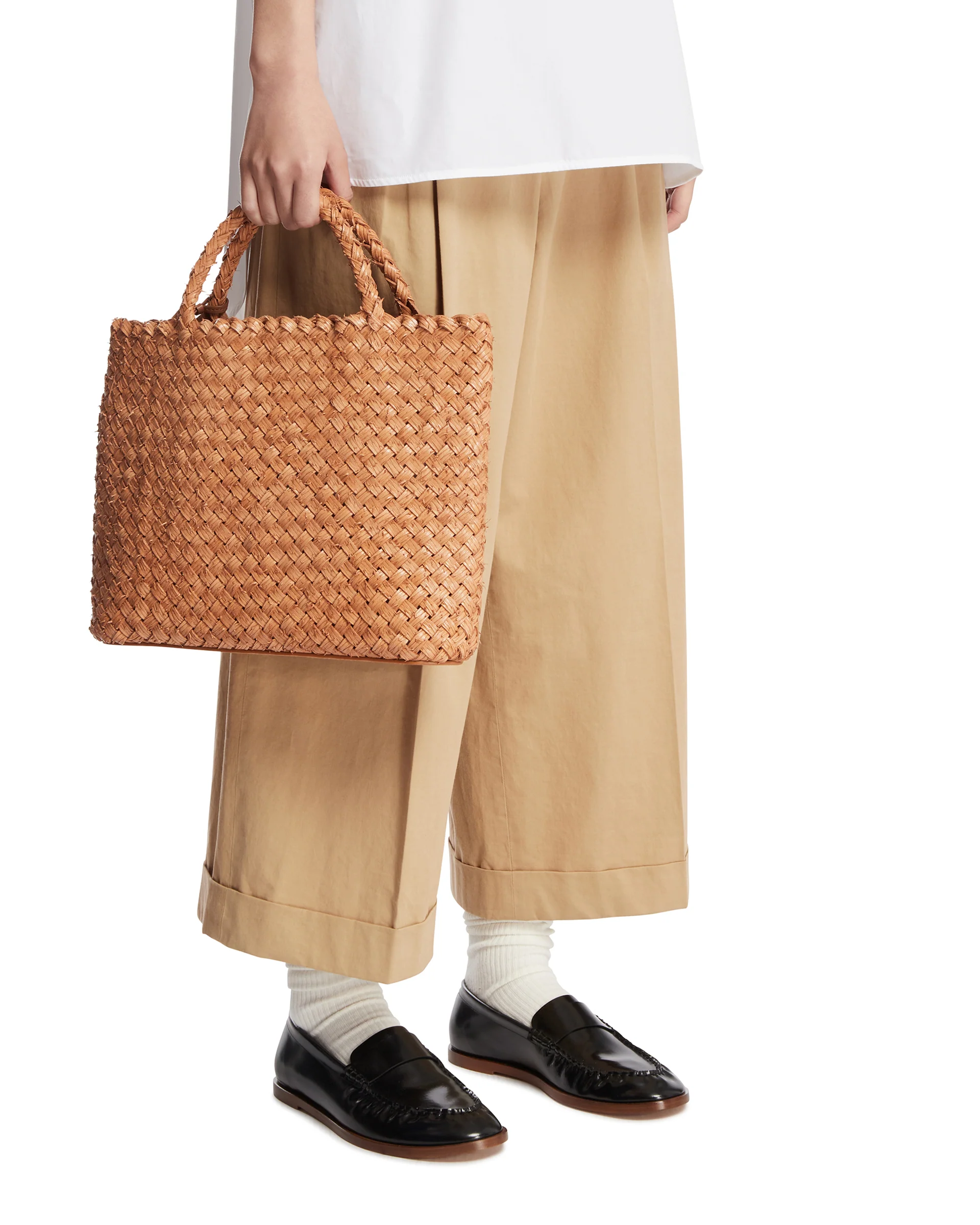 Borsa Amber Intrecciata Beige - Image 3