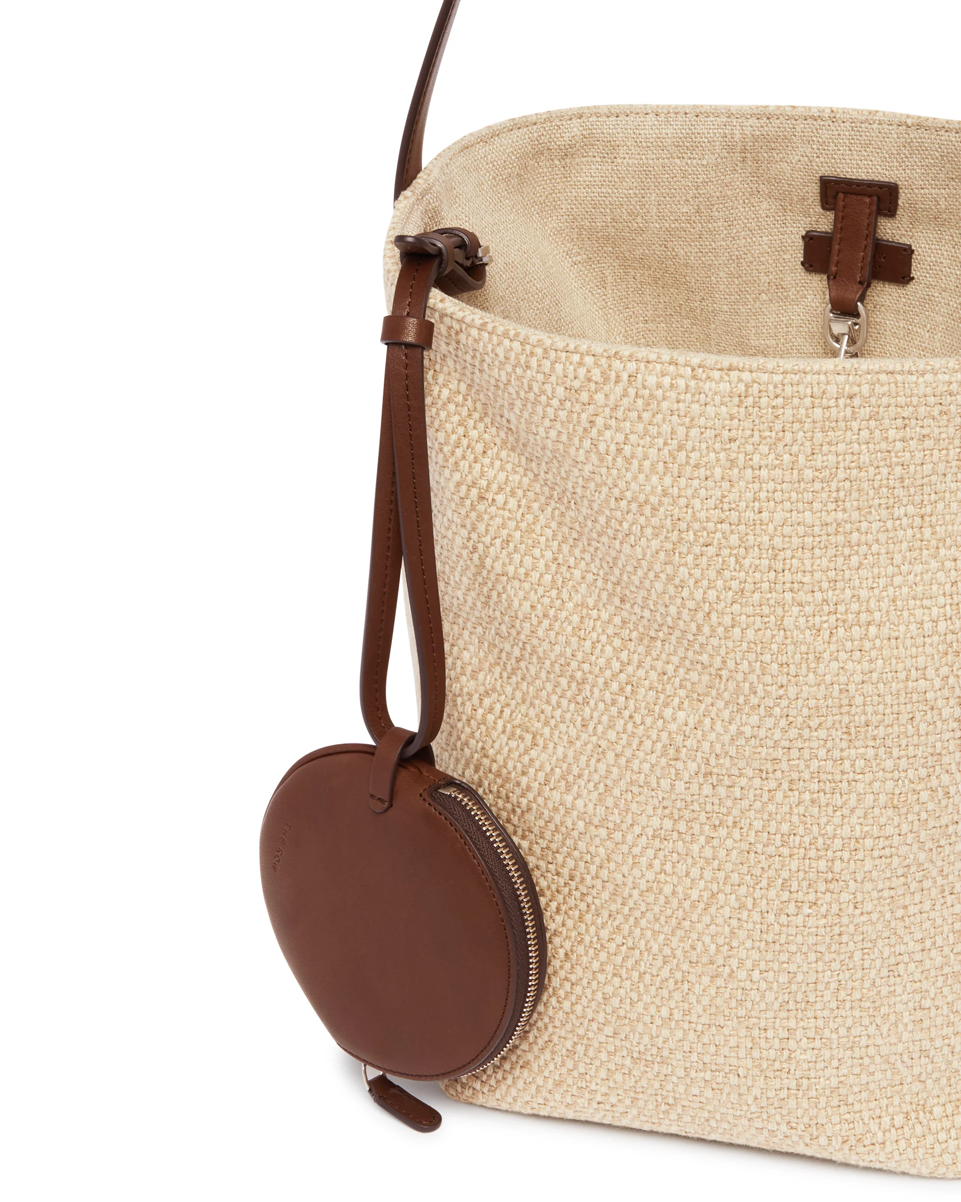 Borsa Media N/S Park Tote Beige e Marrone - Image 4