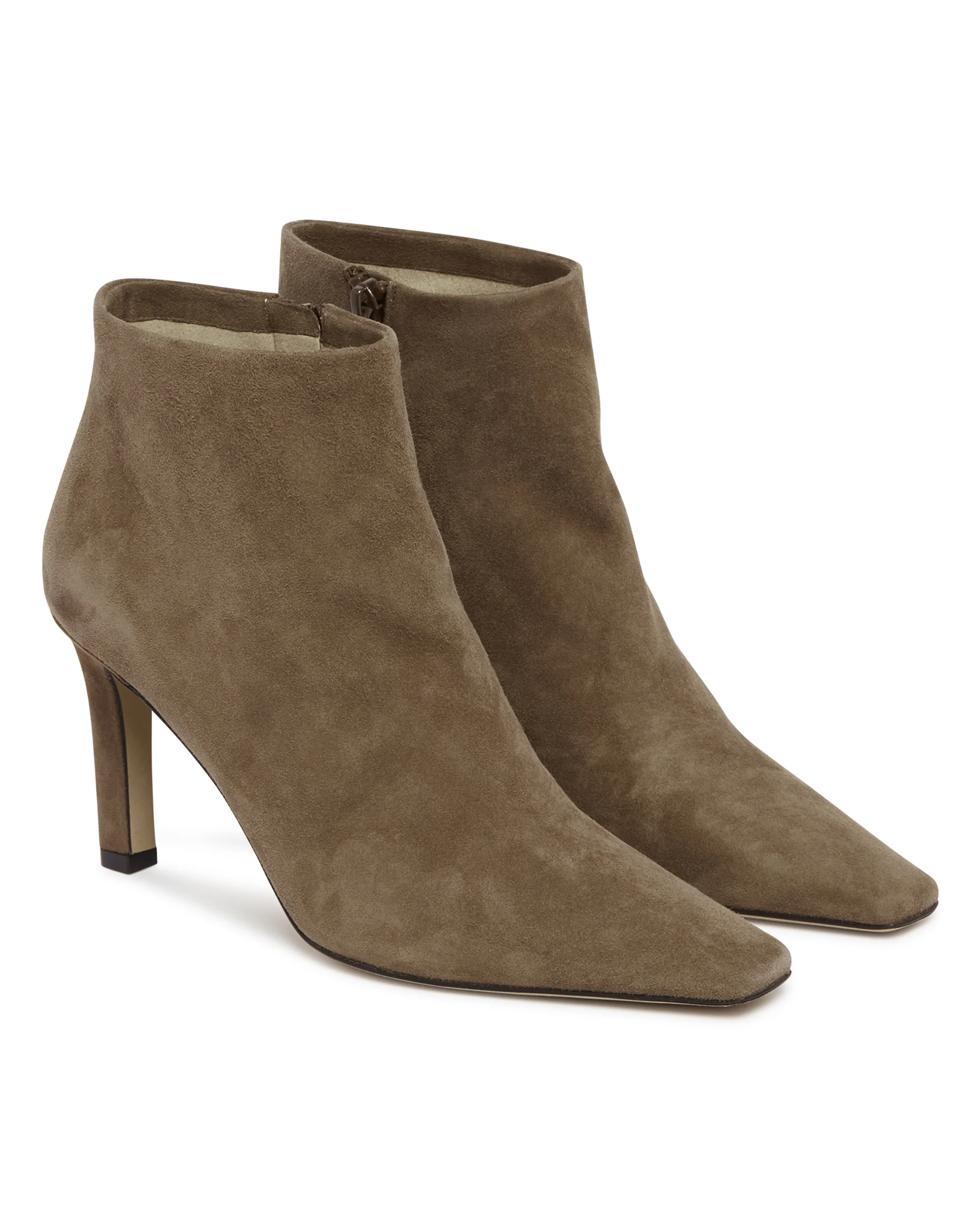 Stivaletti Carla 80 In Pelle Beige - Image 3