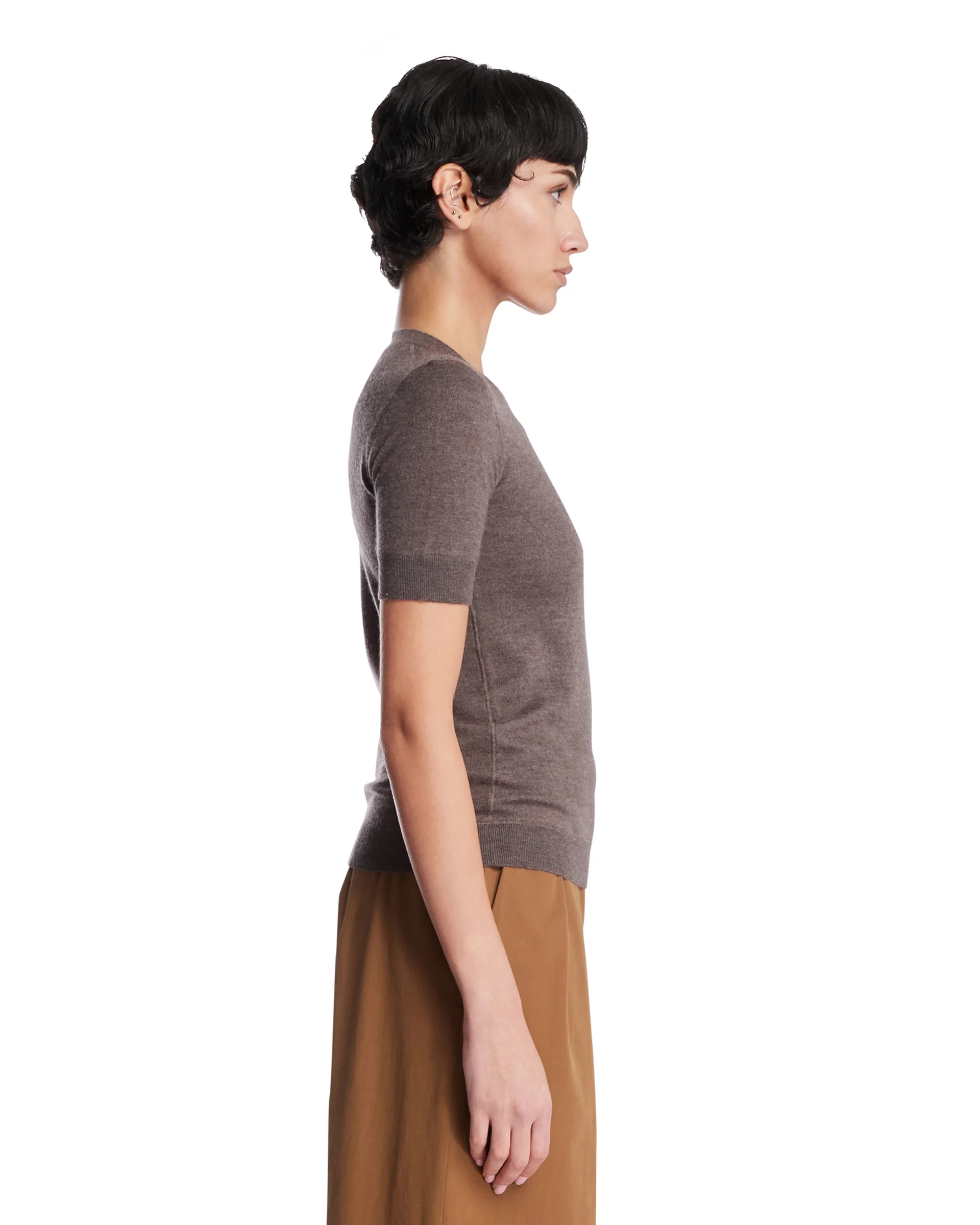 Maglia in Cashmere Linnea Beige - Image 4