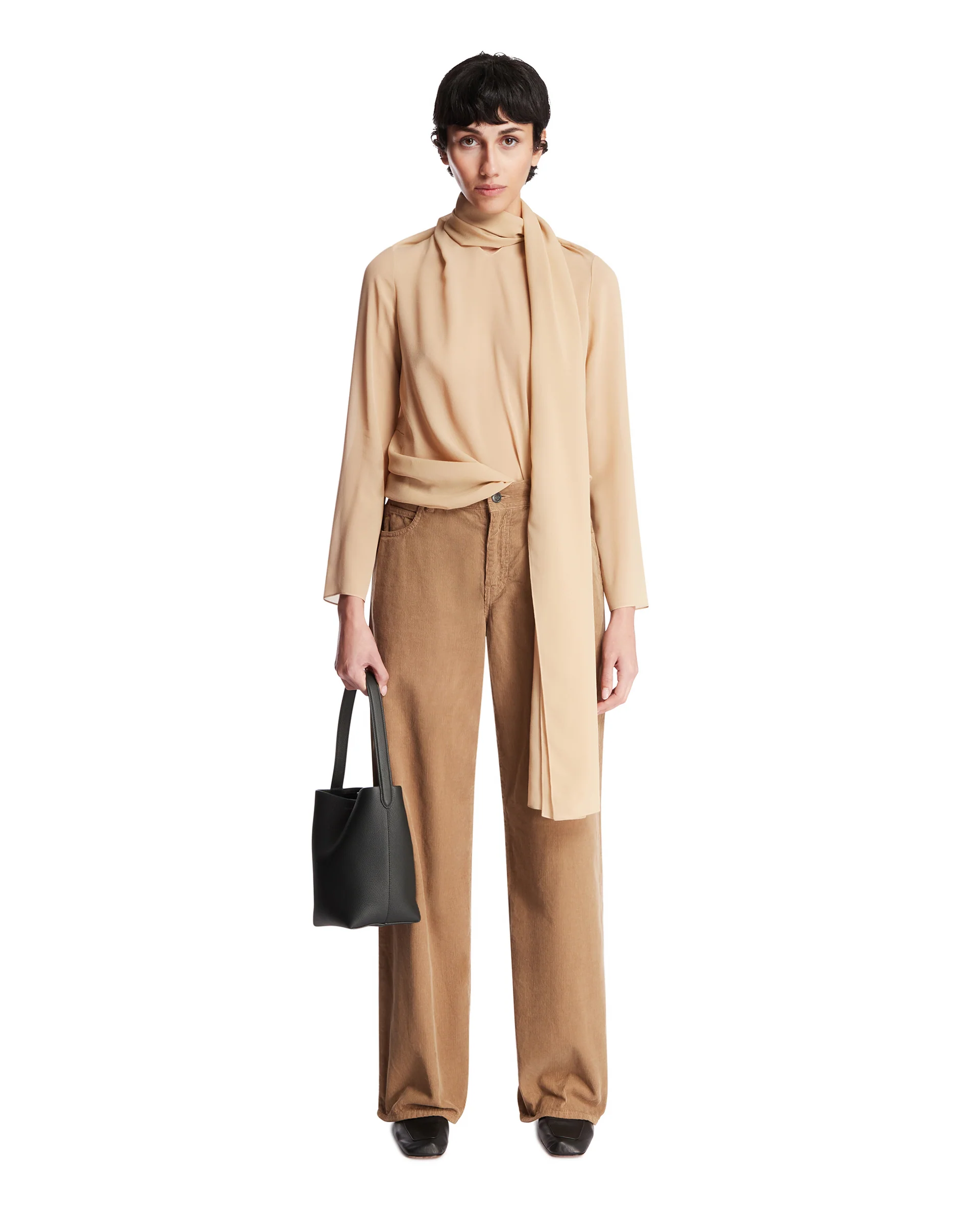 Camicia In Seta Beige - Image 3