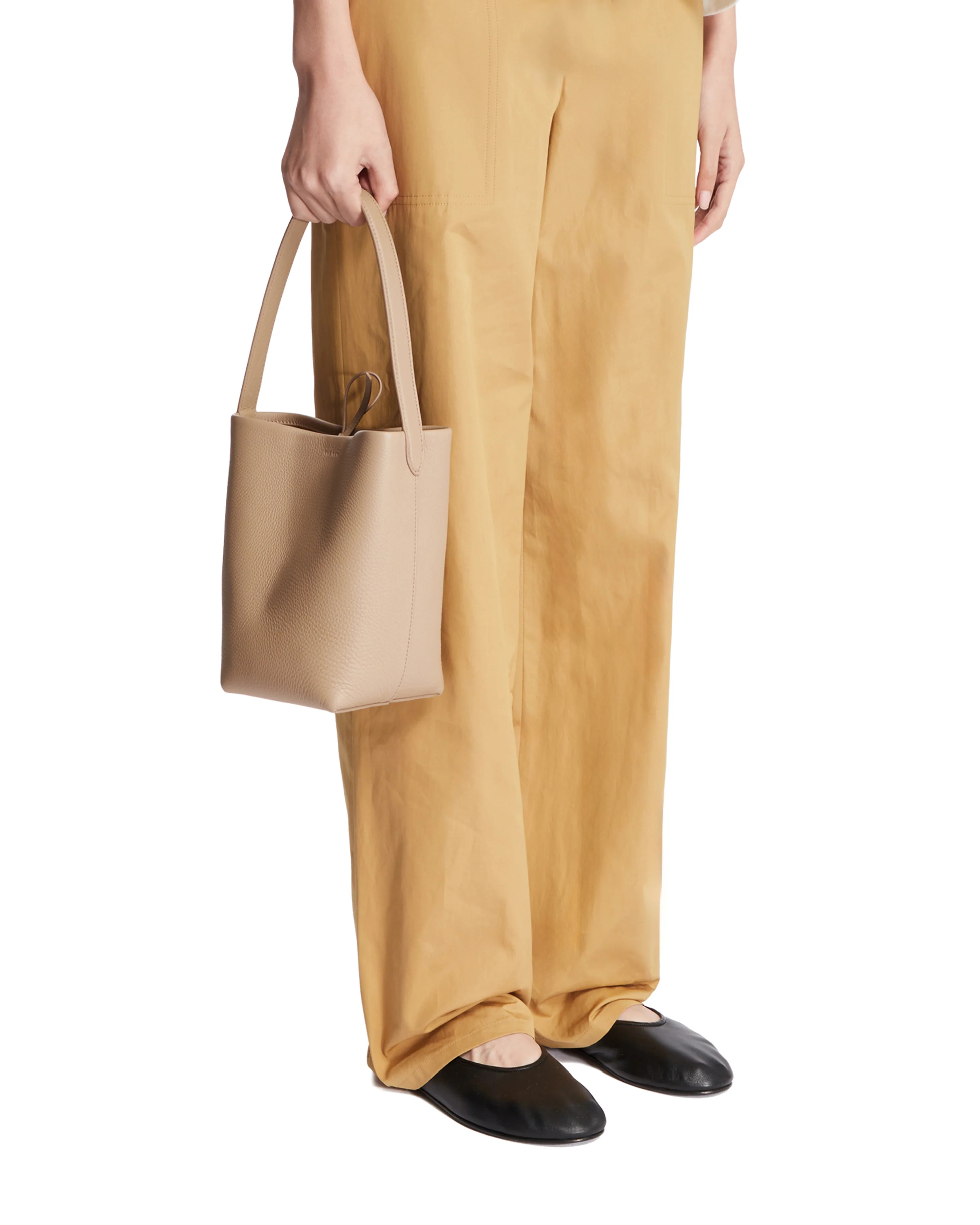 Borsa N/S Park Tote Piccola Beige - Image 3