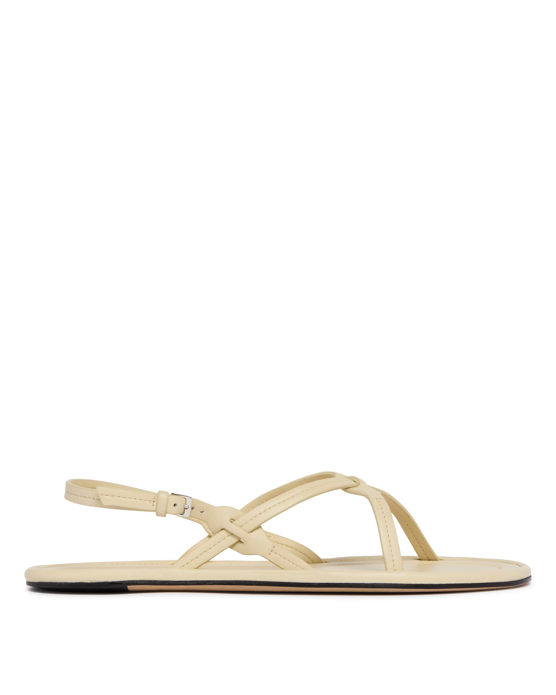 Sandali Incrociati Sottili Beige