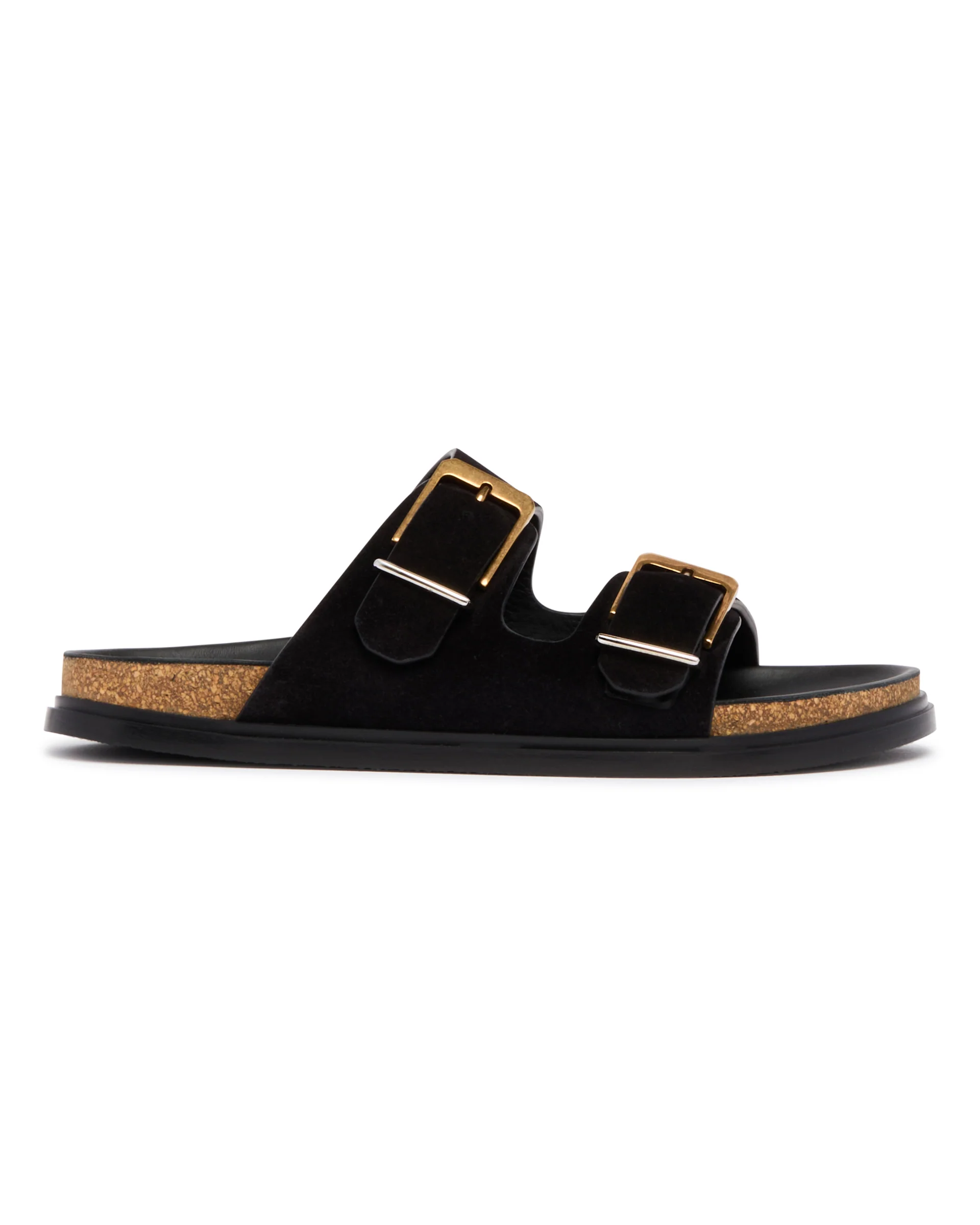 Sandali Buckle Slide Neri - Image 2