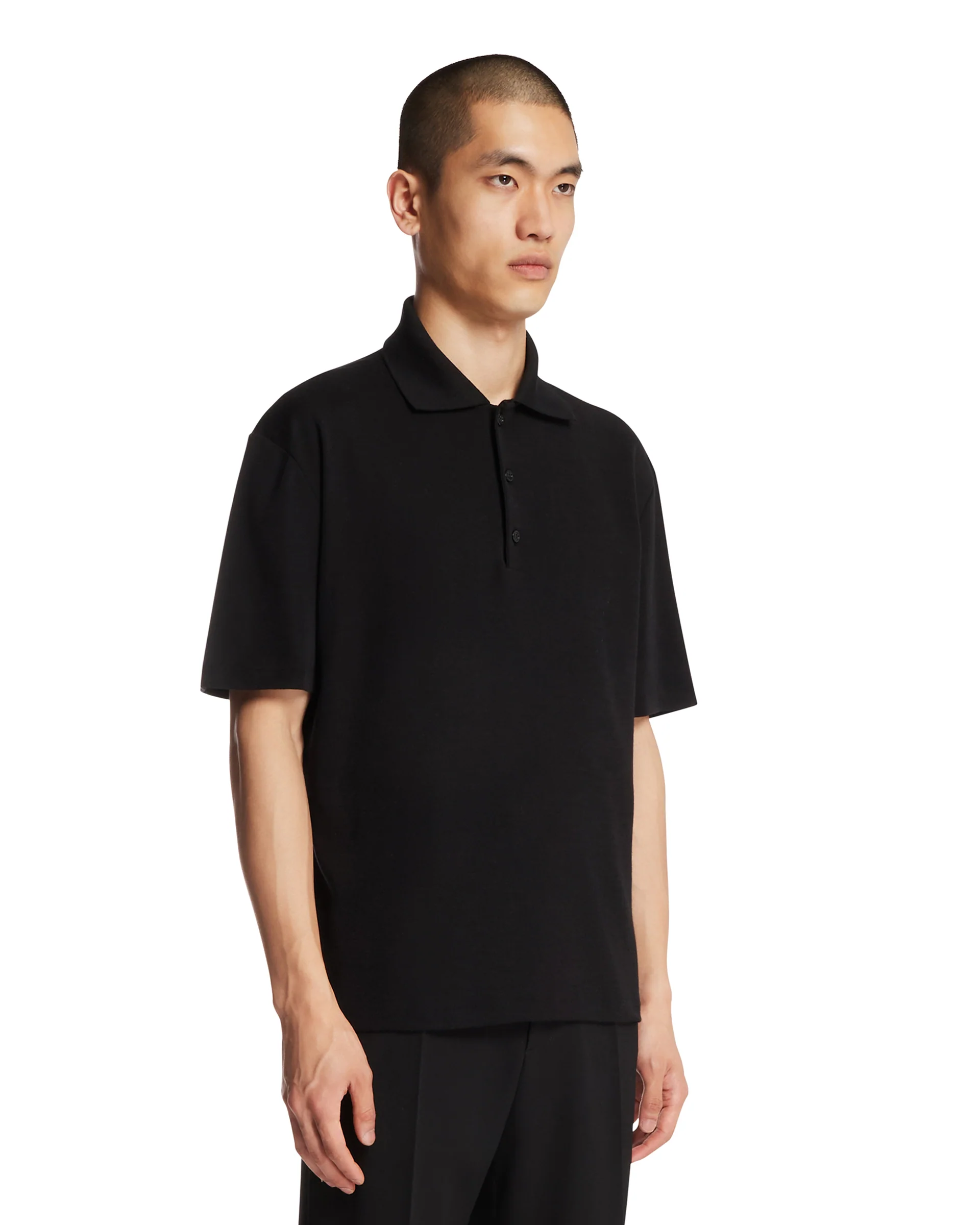Polo In Cashmere Nera - Image 2