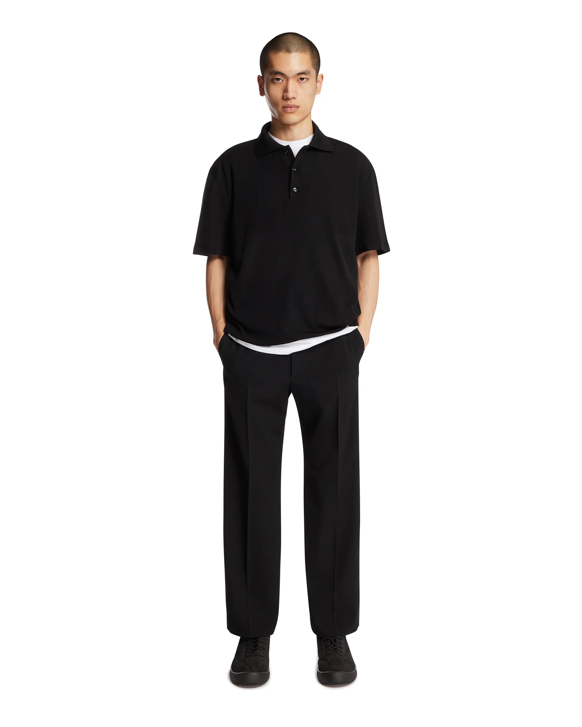 Polo In Cashmere Nera - Image 3