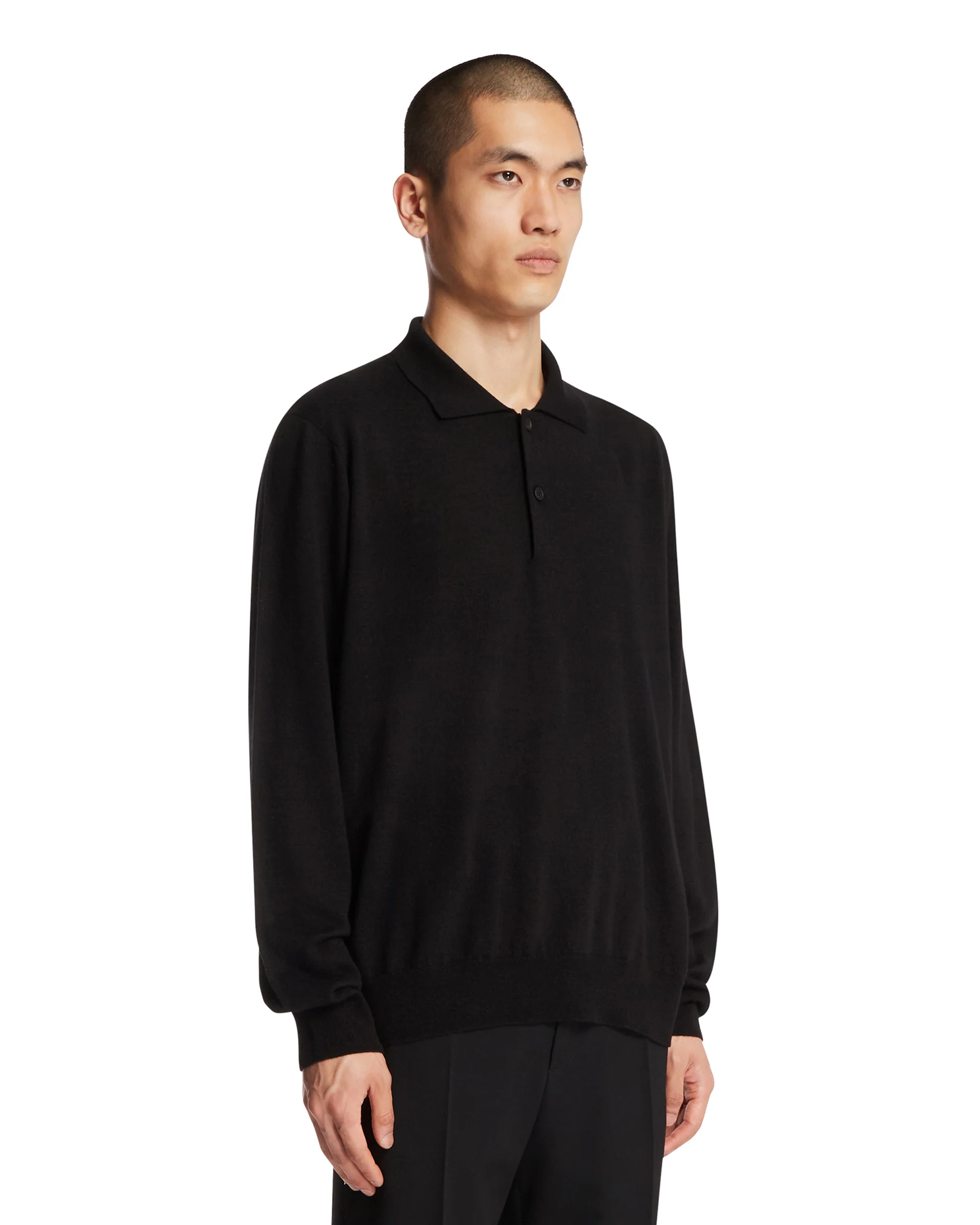 Top In Cashmere Nero - Image 2