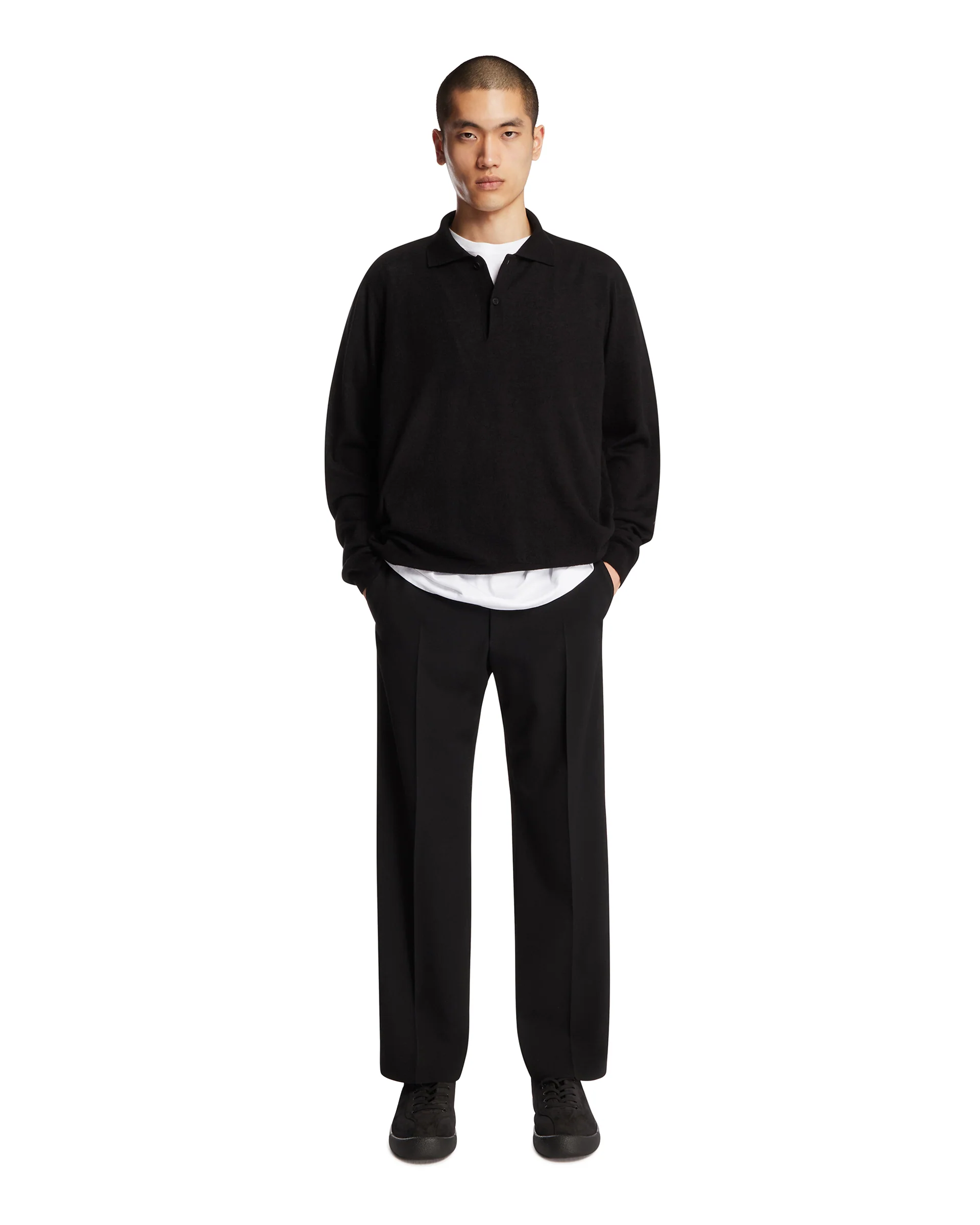 Top In Cashmere Nero - Image 3