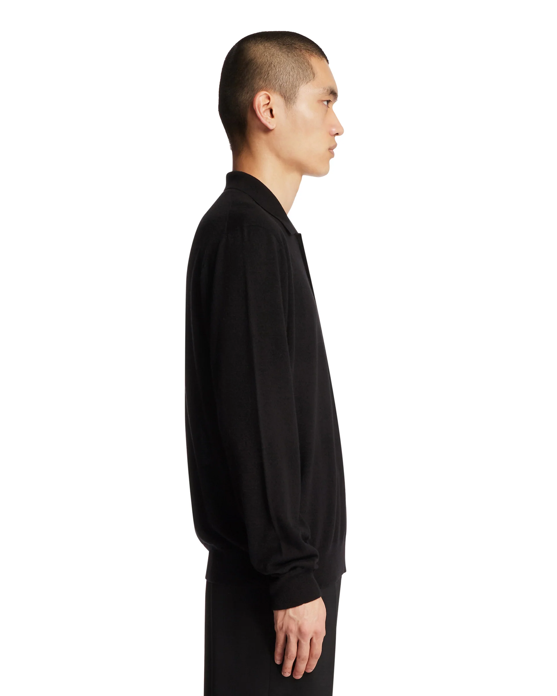 Top In Cashmere Nero - Image 4