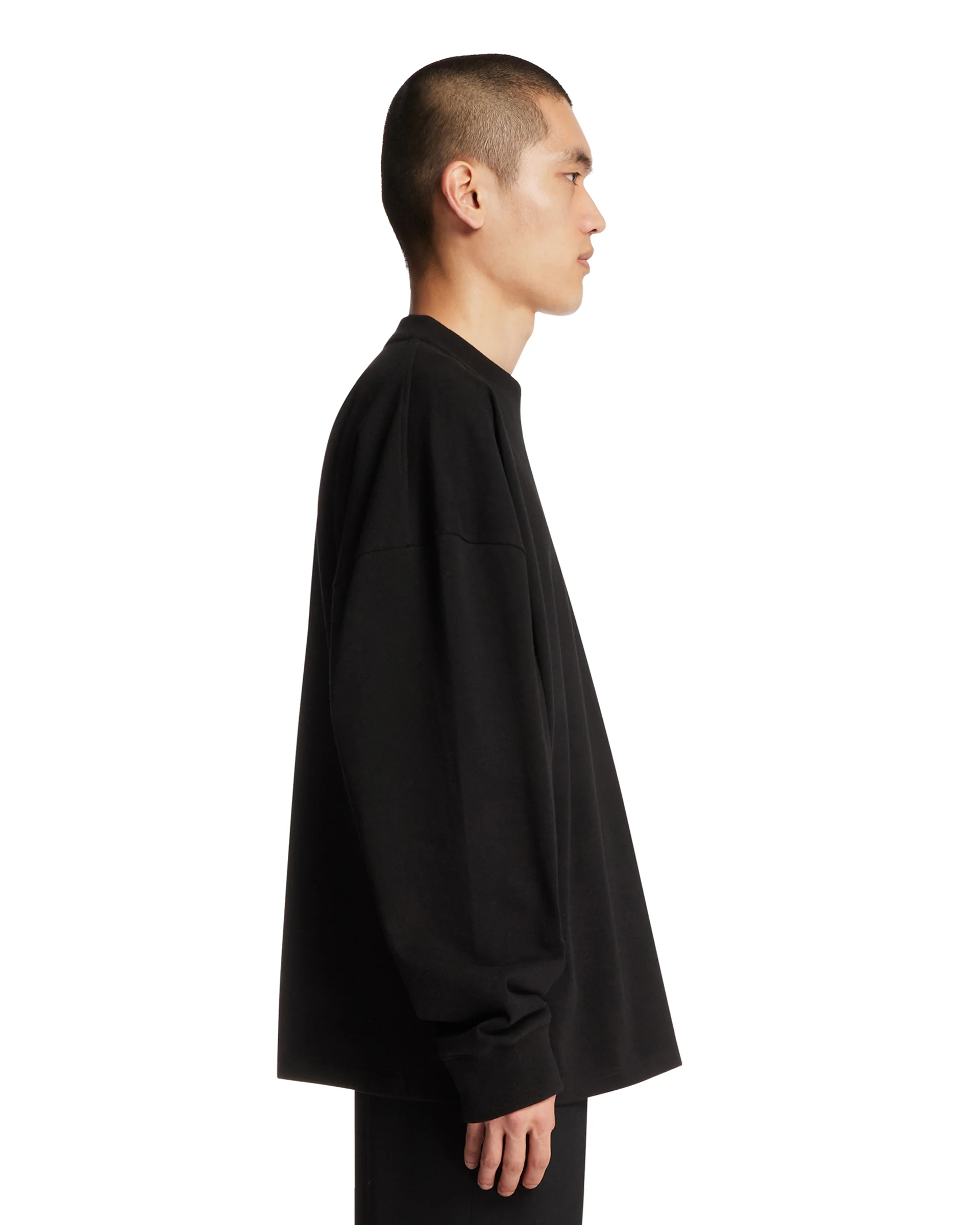 T-Shirt In Cotone Nera - Image 4