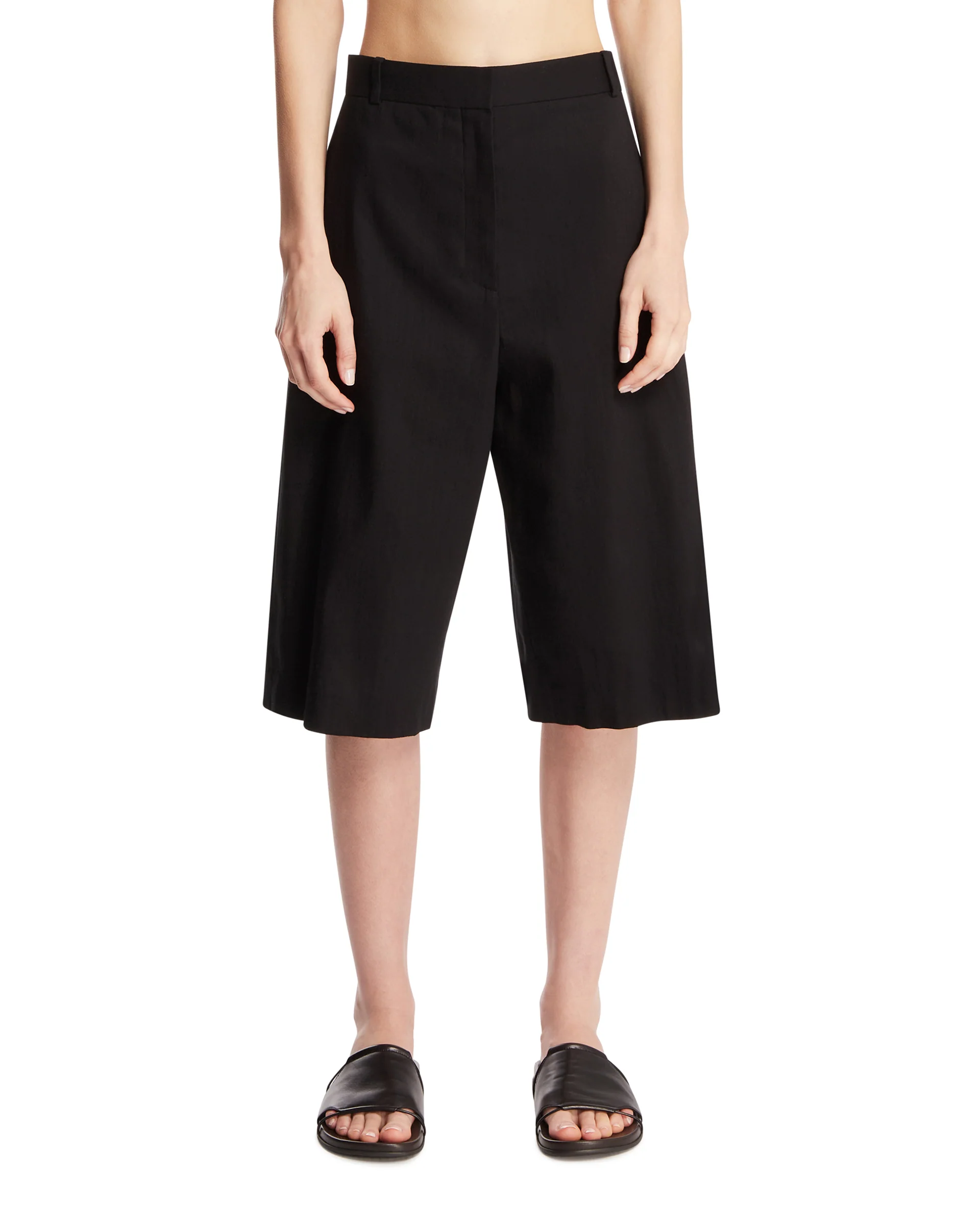 Pantaloni Cropped Neri