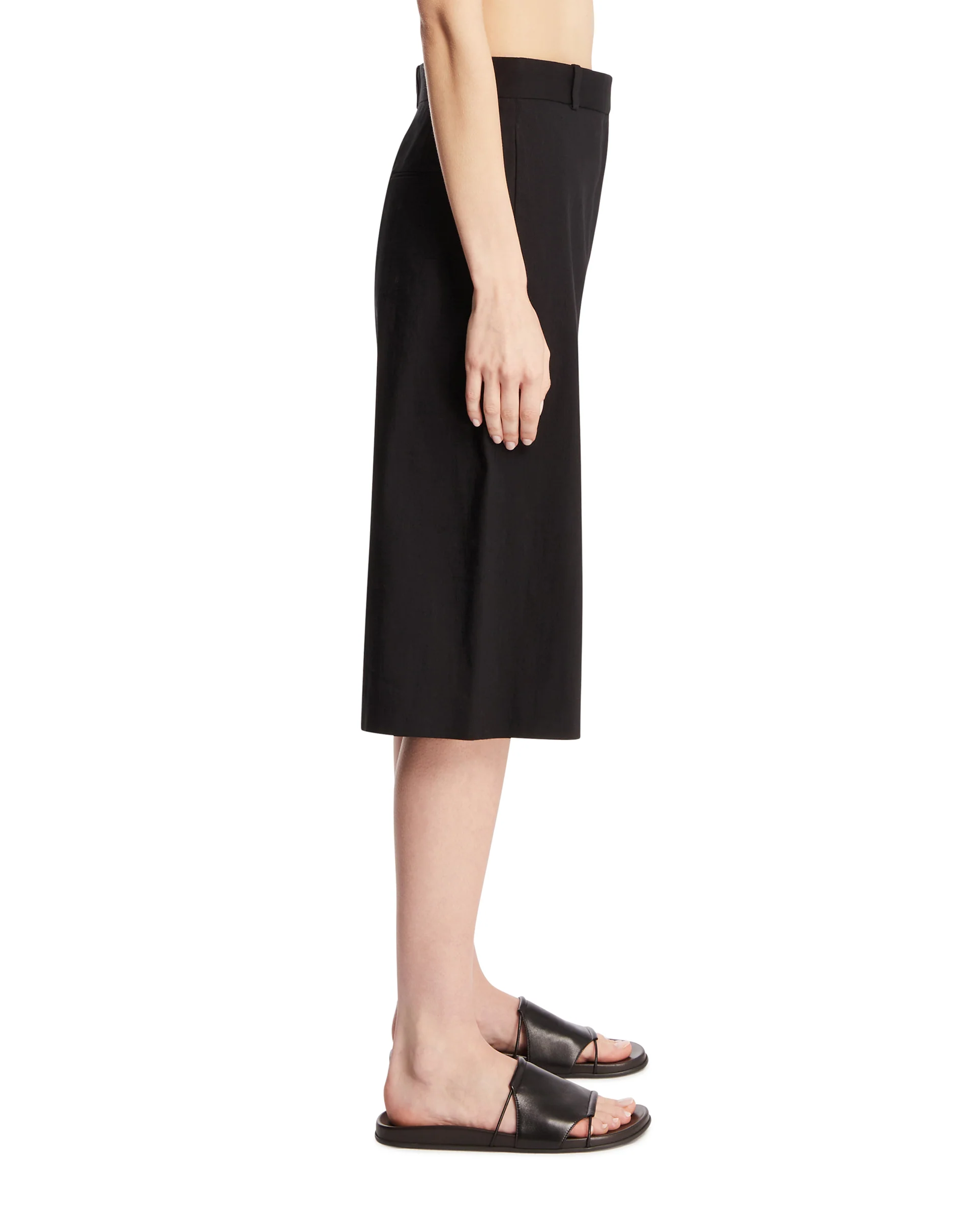 Pantaloni Cropped Neri - Image 4