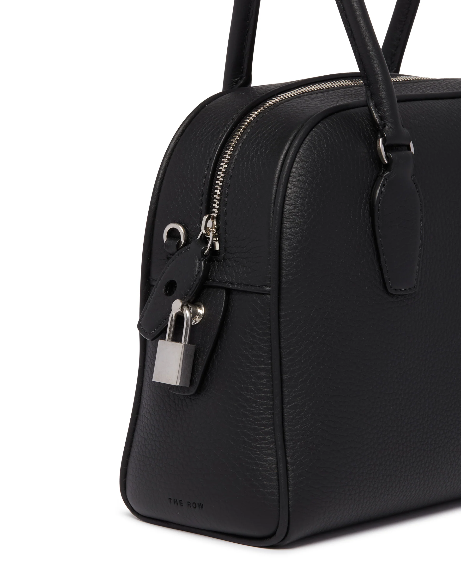 Borsa India 10 in Pelle Nera - Image 4