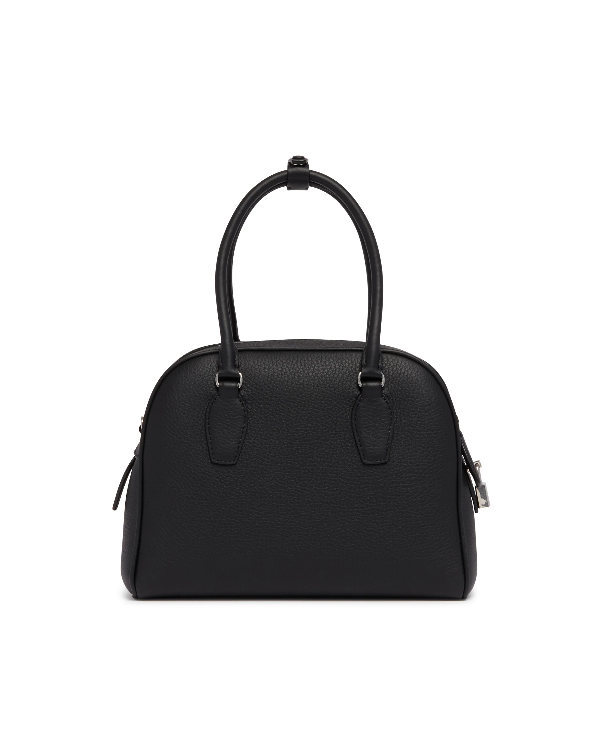 Borsa India 10 in Pelle Nera - Image 6