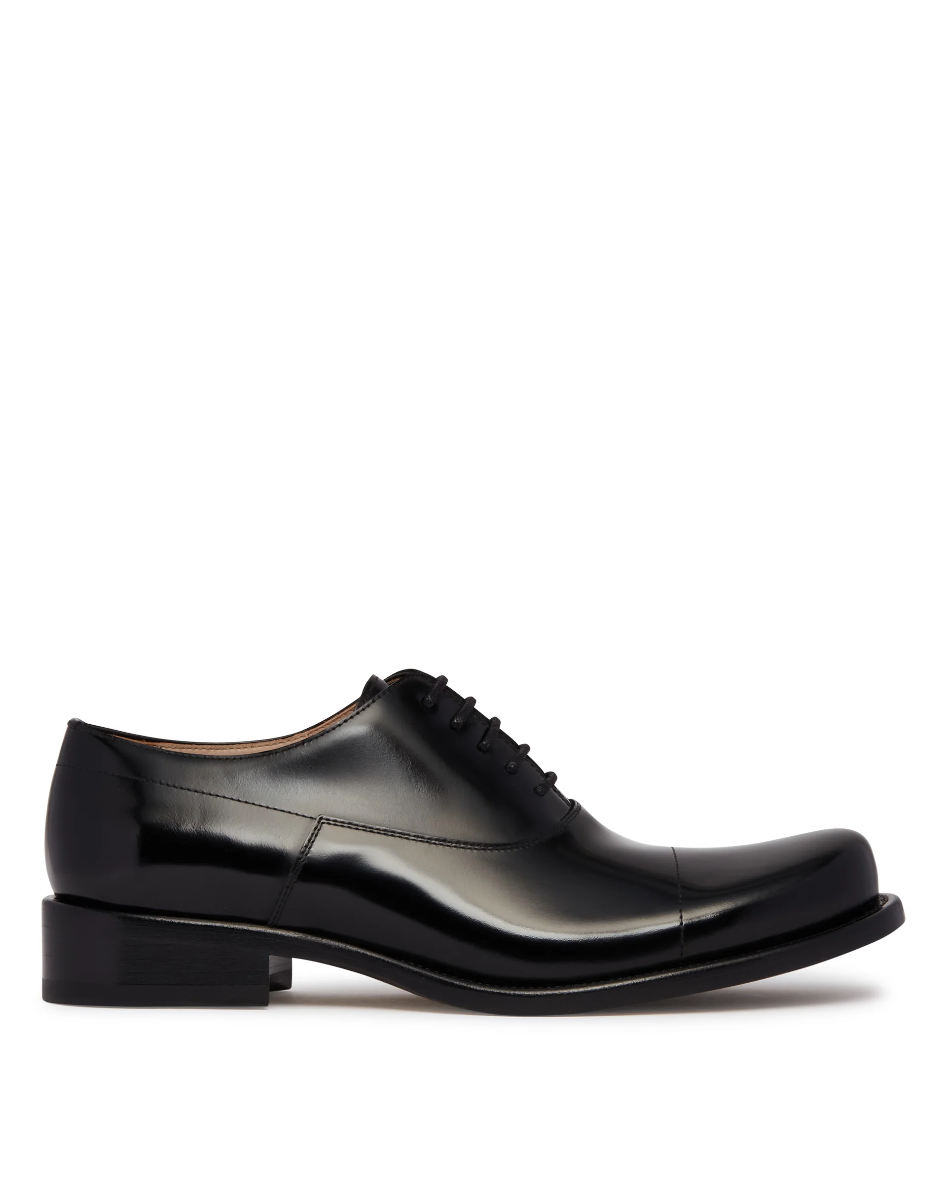 Scarpe Stringate In Pelle Nere